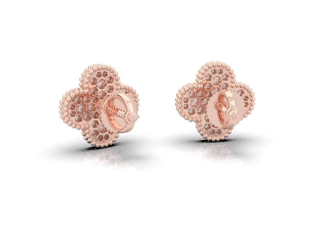 earrings 3D print model_16