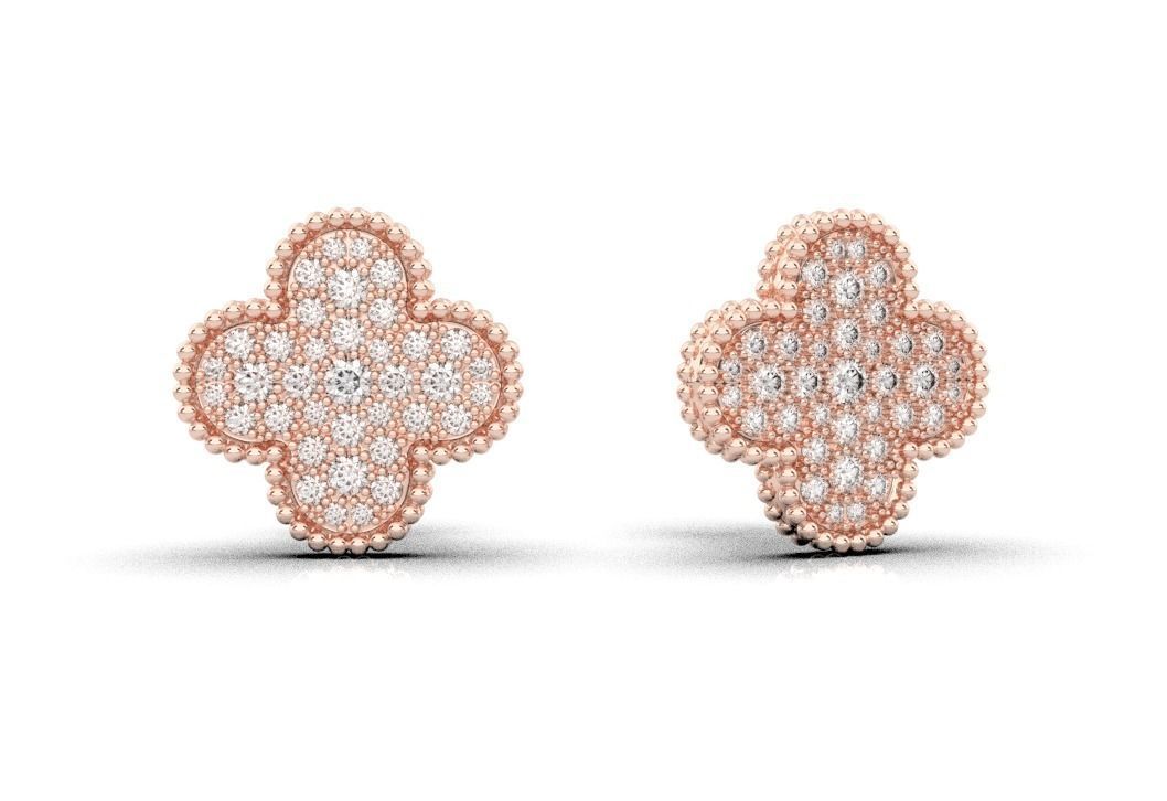 earrings 3D print model_14