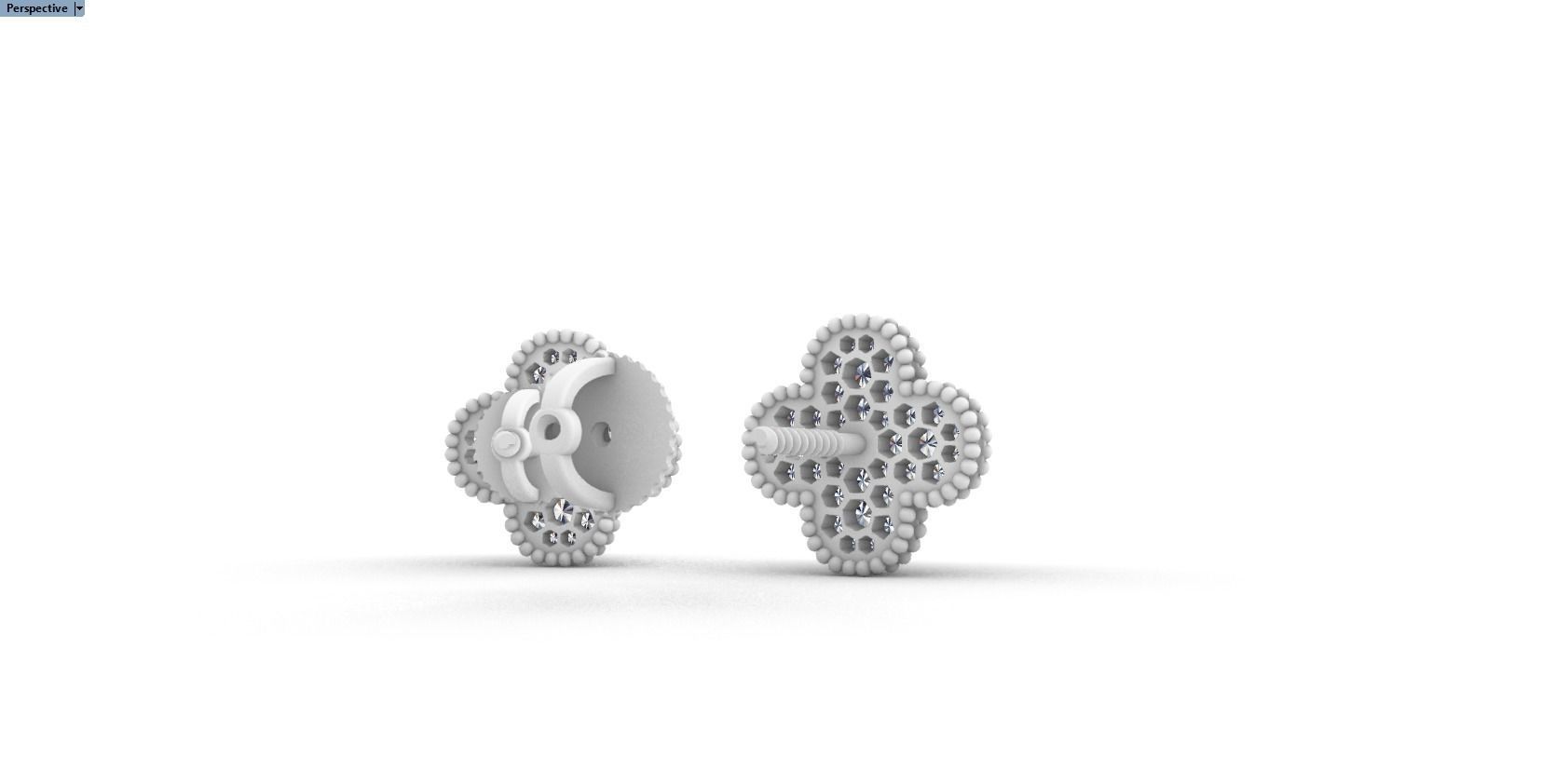 earrings 3D print model_23