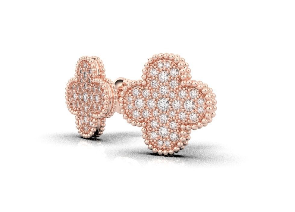 earrings 3D print model_15