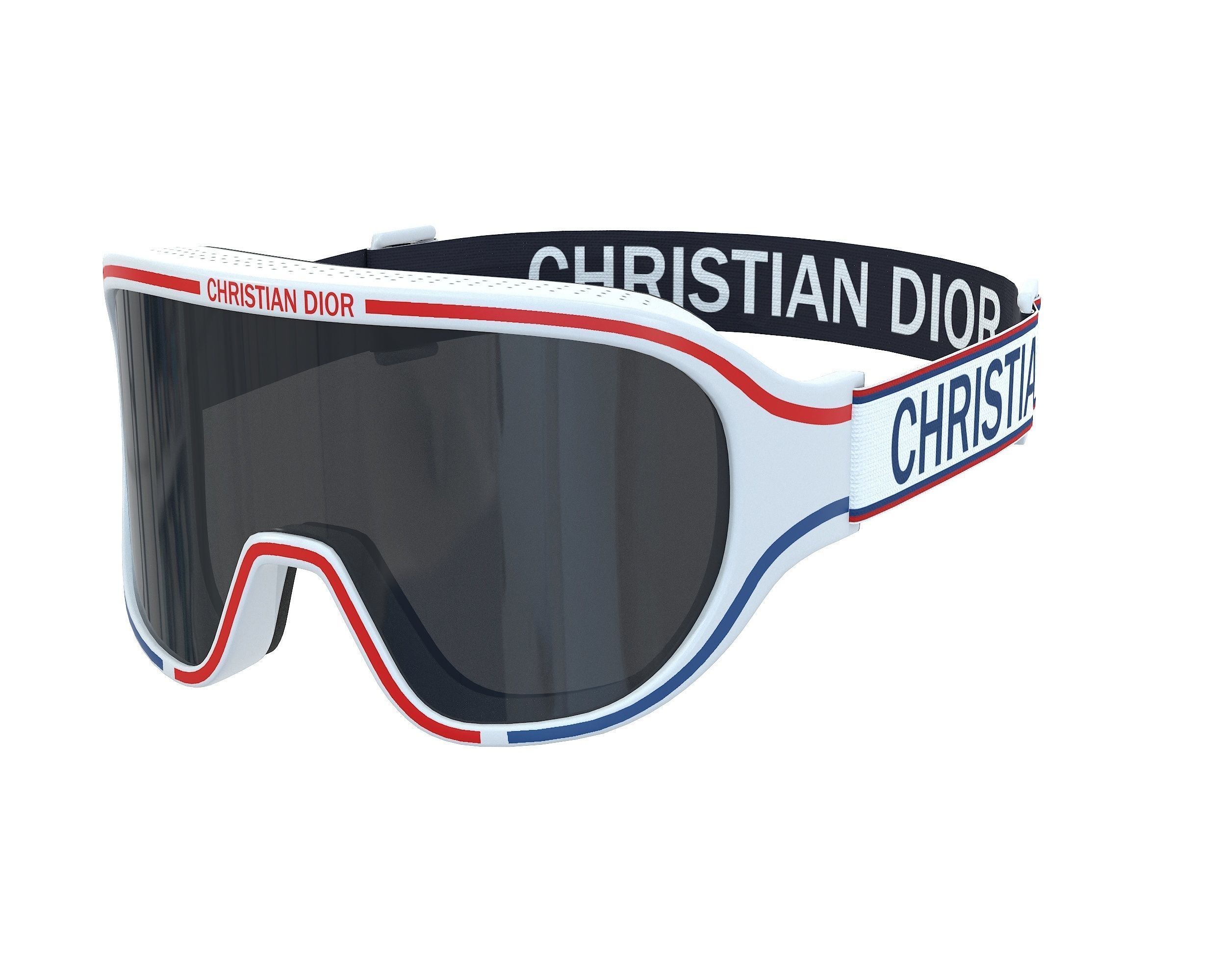 Dior Ski Goggles Christian Dior DiorAlps M1I Glasses Low-poly 3D model_4