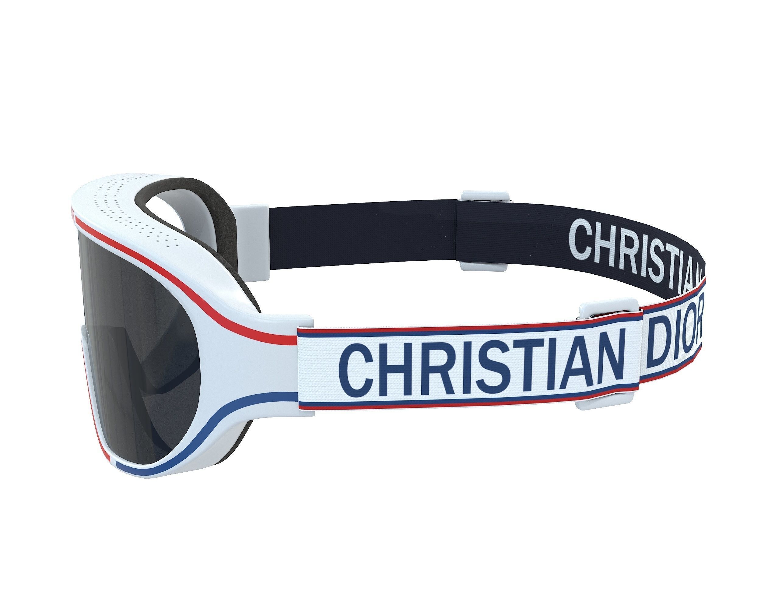 Dior Ski Goggles Christian Dior DiorAlps M1I Glasses Low-poly 3D model_6