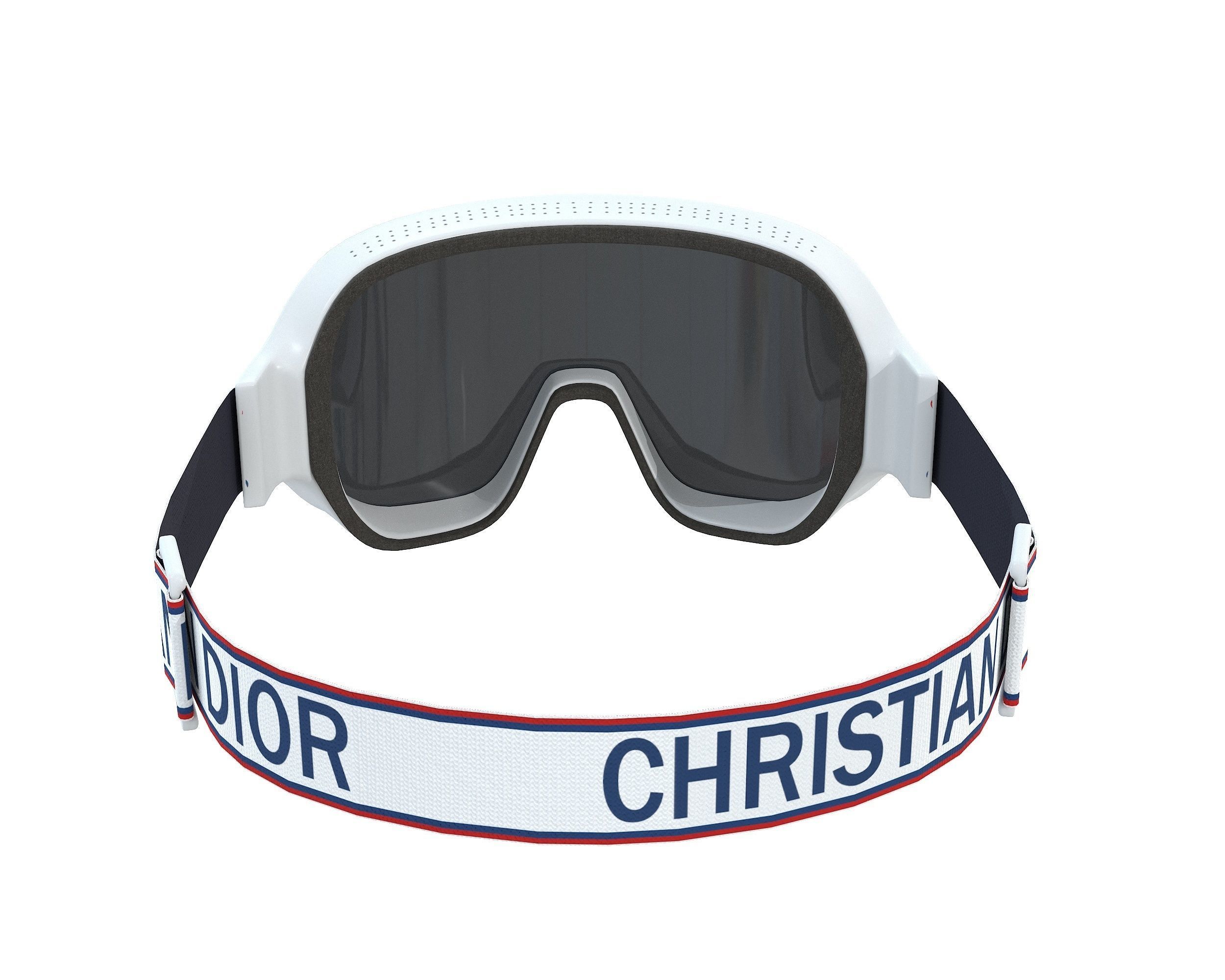 Dior Ski Goggles Christian Dior DiorAlps M1I Glasses Low-poly 3D model_11