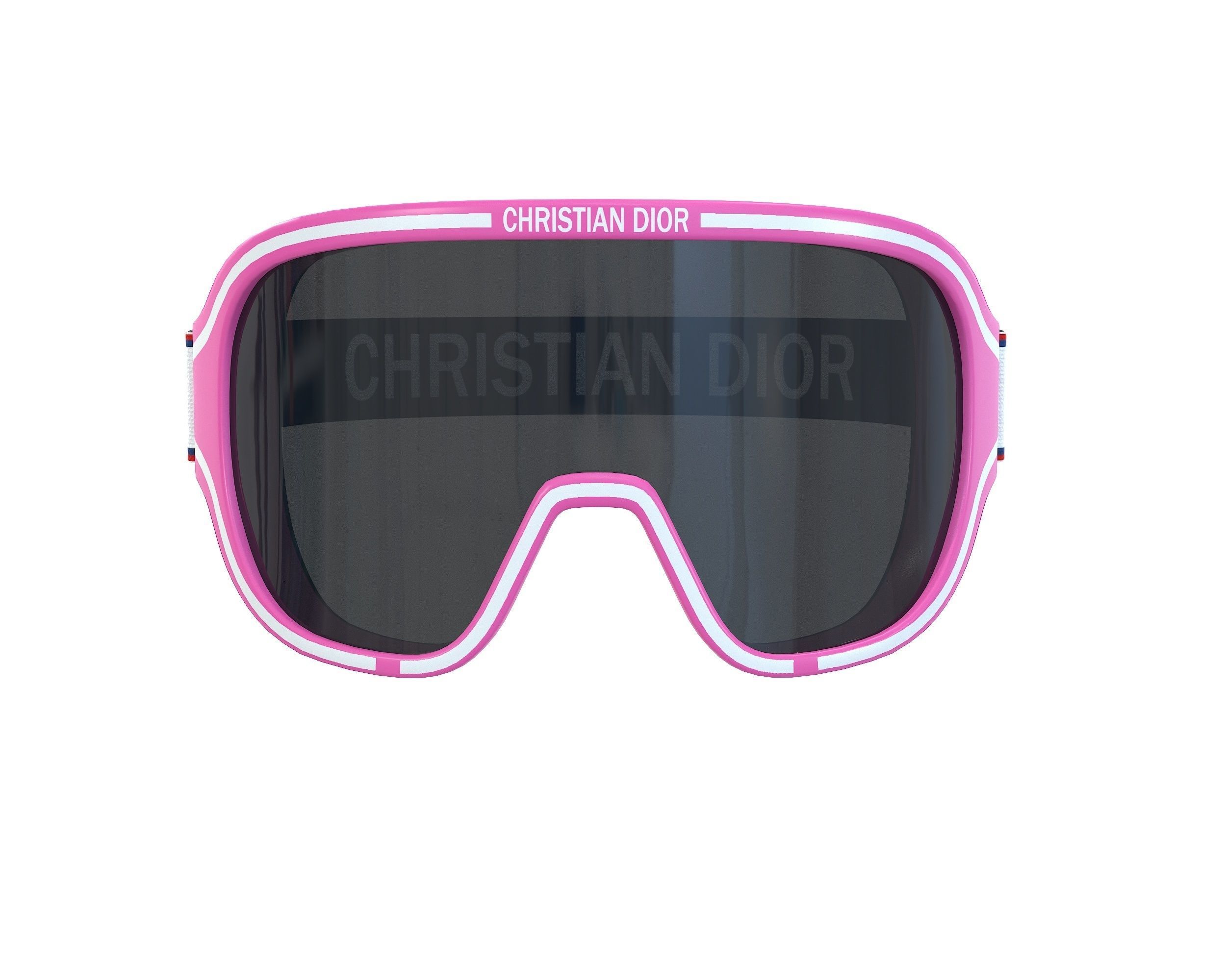 Dior Ski Goggles Christian Dior DiorAlps M1I Glasses Low-poly 3D model_9