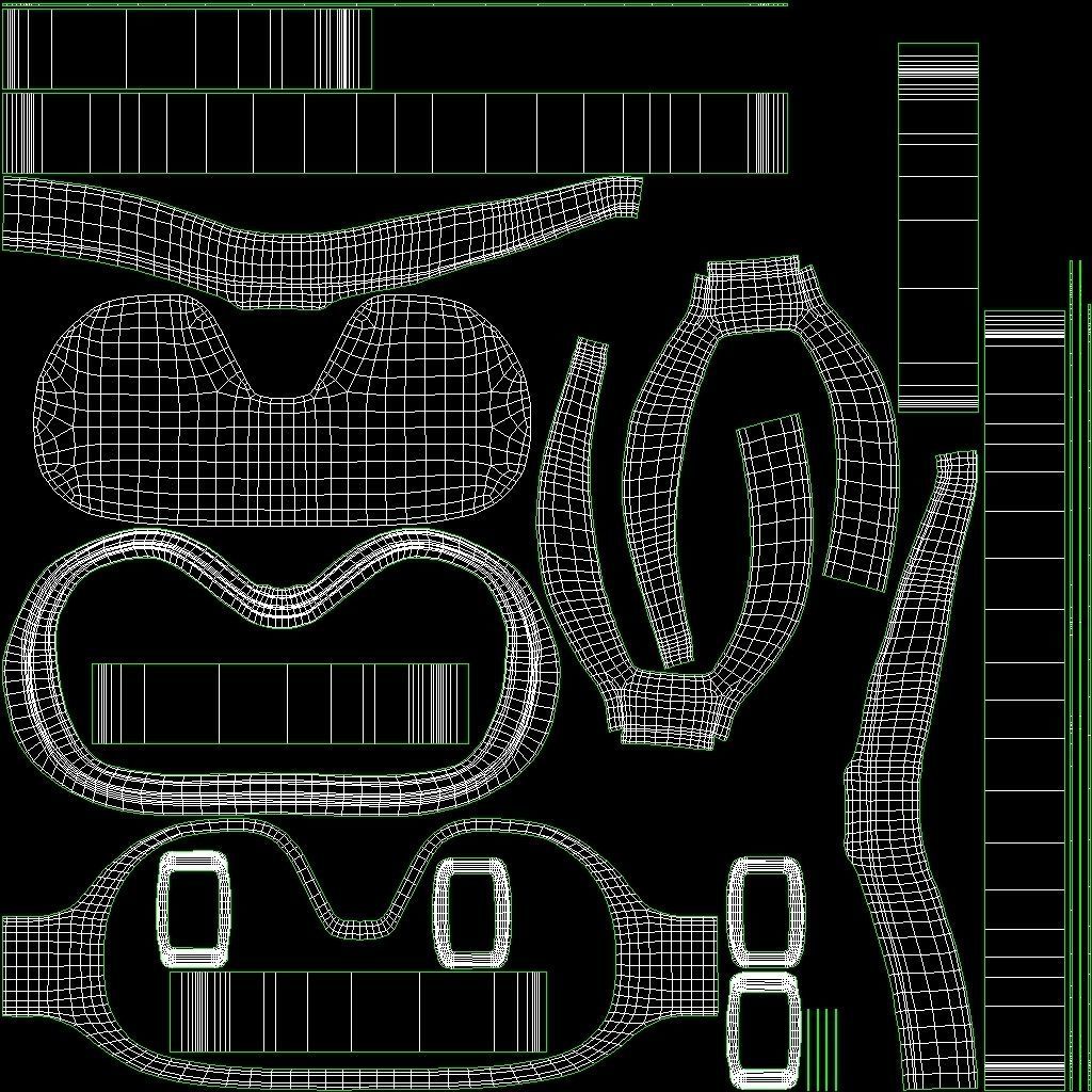 Dior Ski Goggles Christian Dior DiorAlps M1I Glasses Low-poly 3D model_14