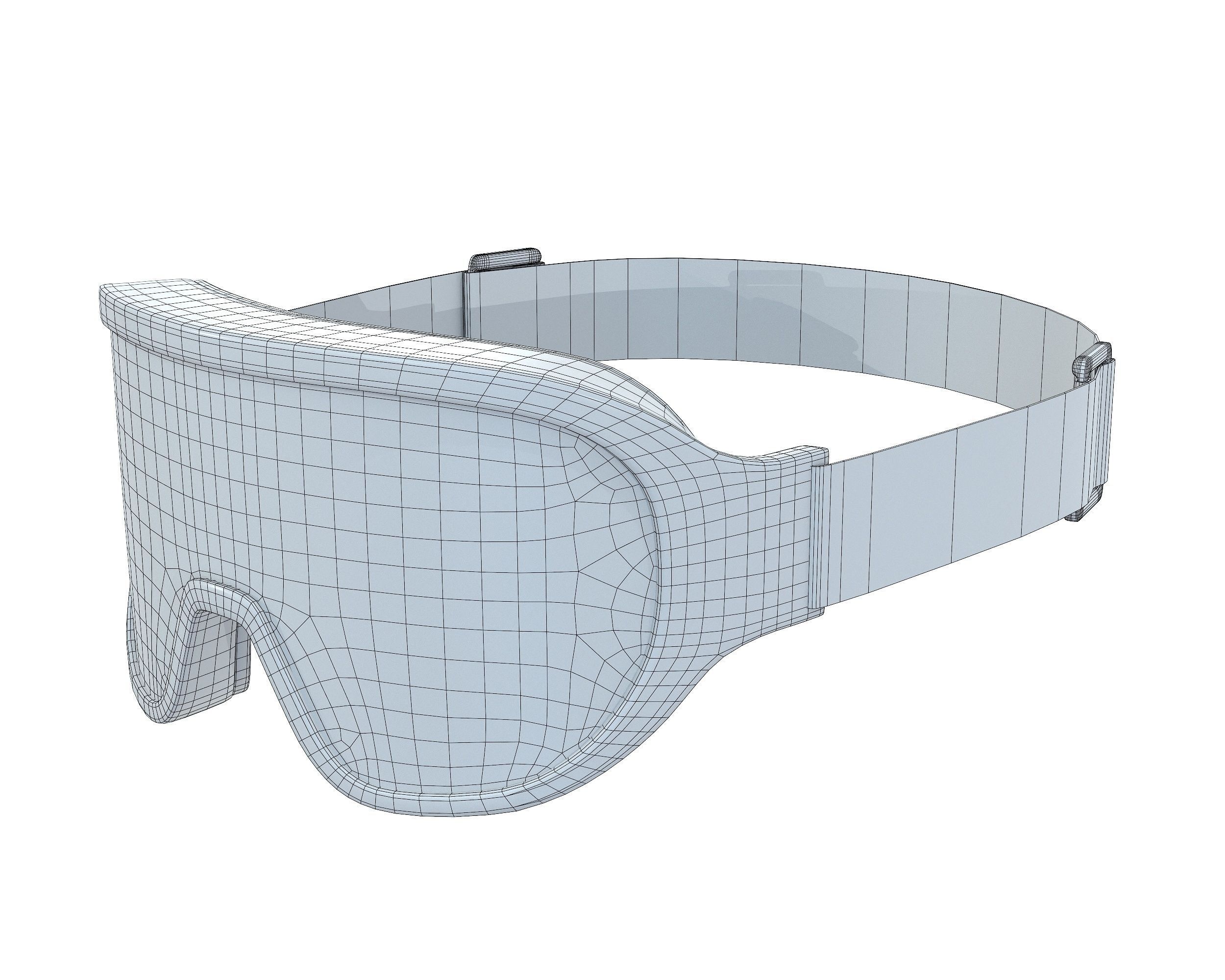 Dior Ski Goggles Christian Dior DiorAlps M1I Glasses Low-poly 3D model_12