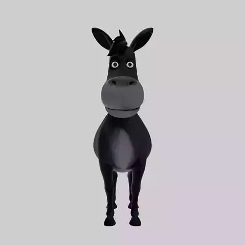 Donkey 3D Model