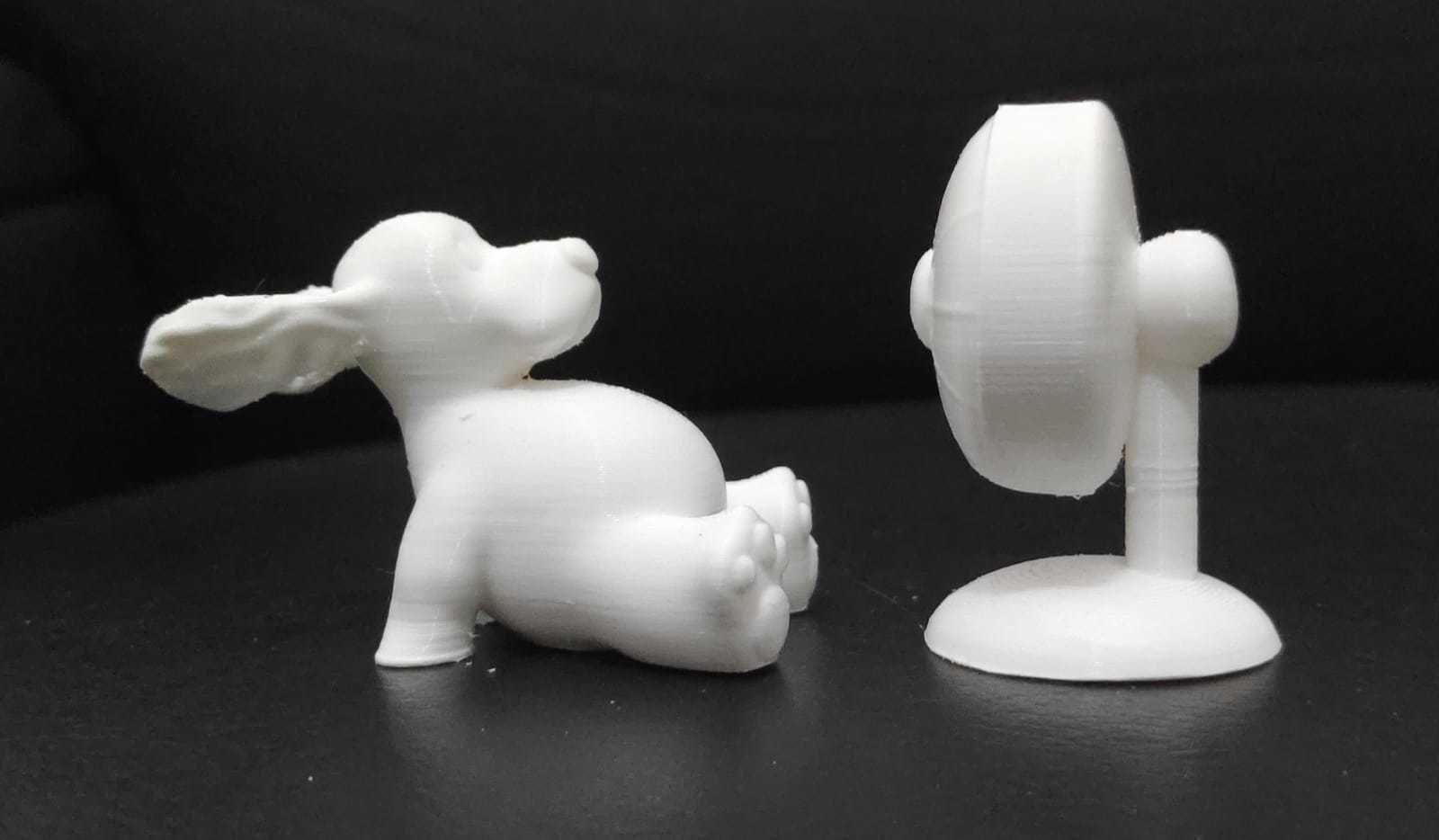 Dog with Fan 3D print model_10