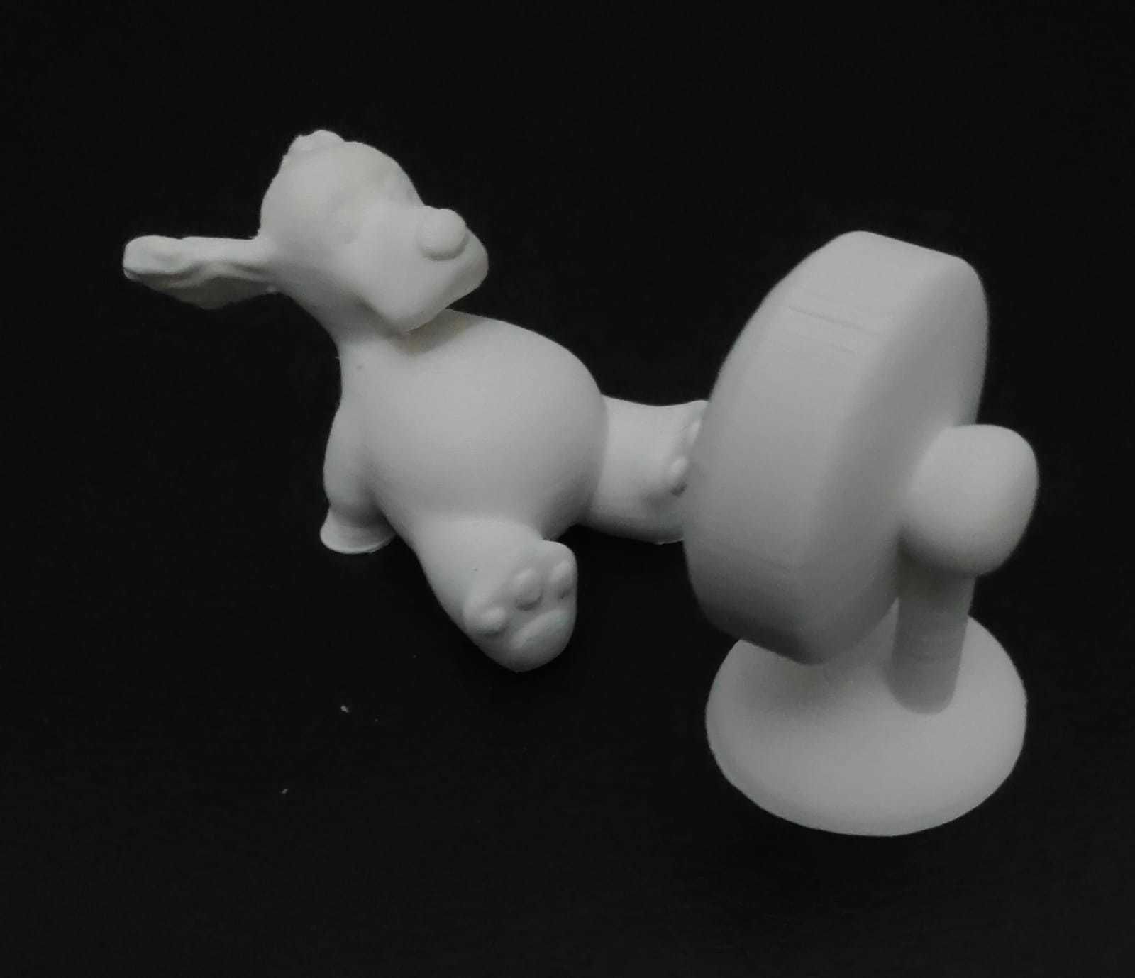 Dog with Fan 3D print model_11