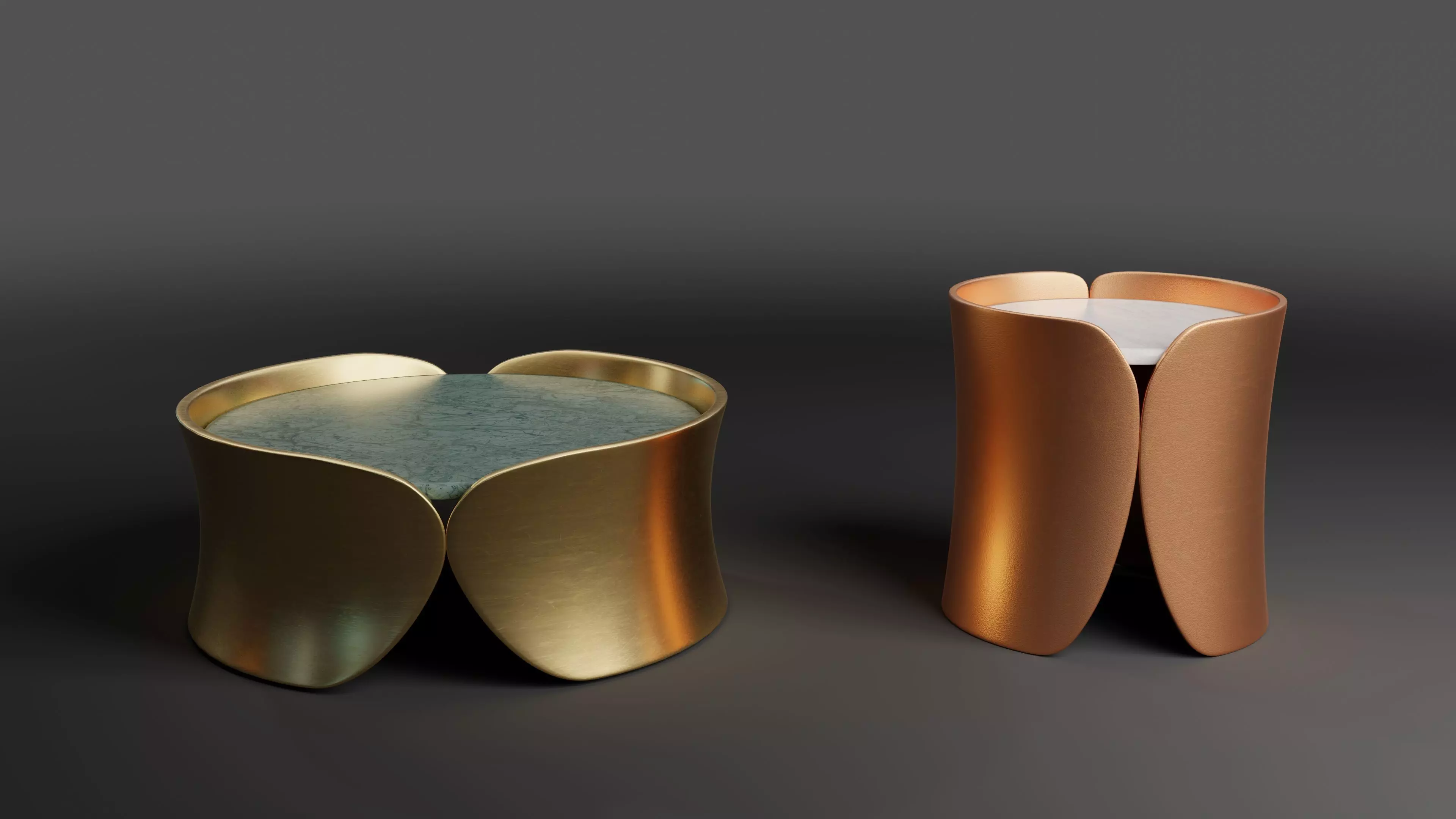 Hugs Coffee Tables designed by Cesare Arosio Design 3D model_0