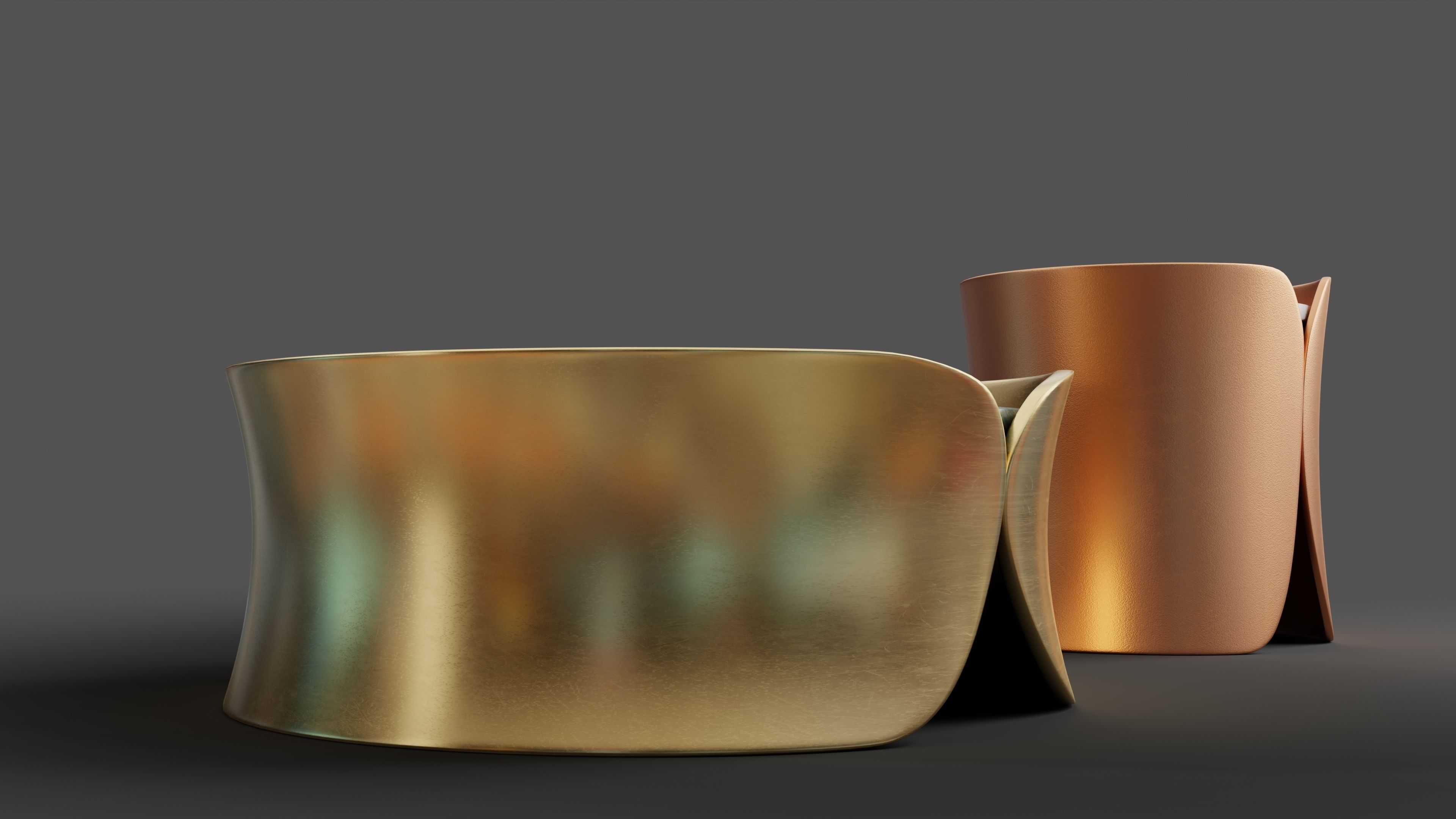 Hugs Coffee Tables designed by Cesare Arosio Design 3D model_2