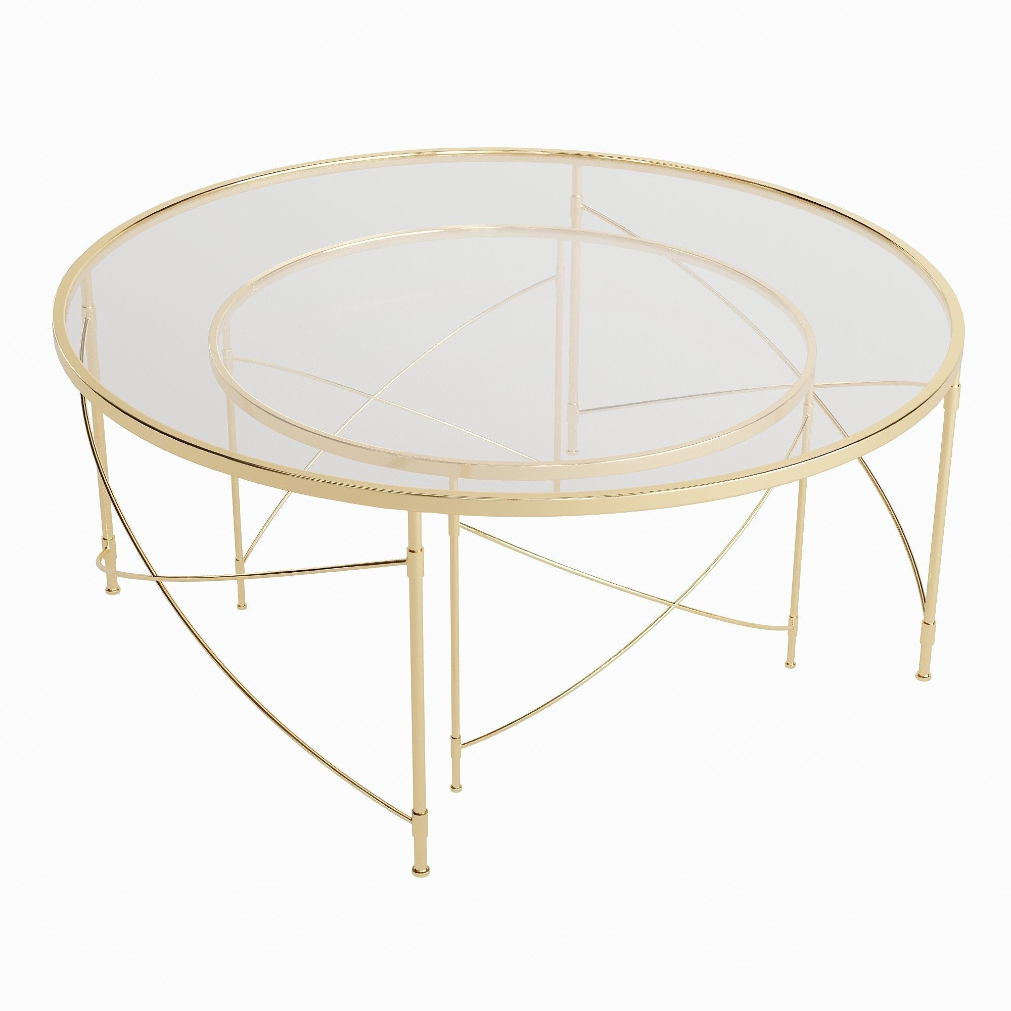 Maxwell Nesting Coffee Tables 3D model_3