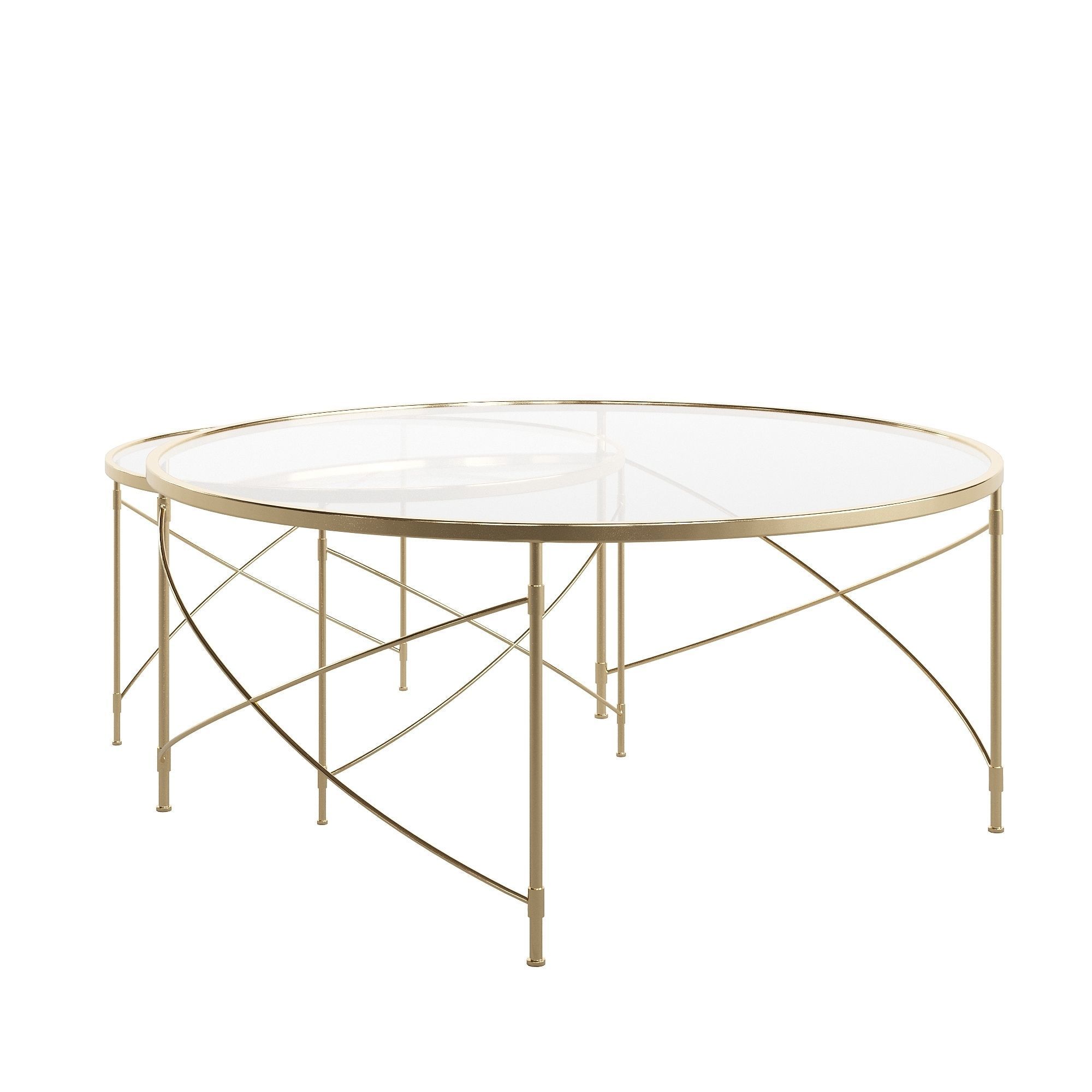 Maxwell Nesting Coffee Tables 3D model_1
