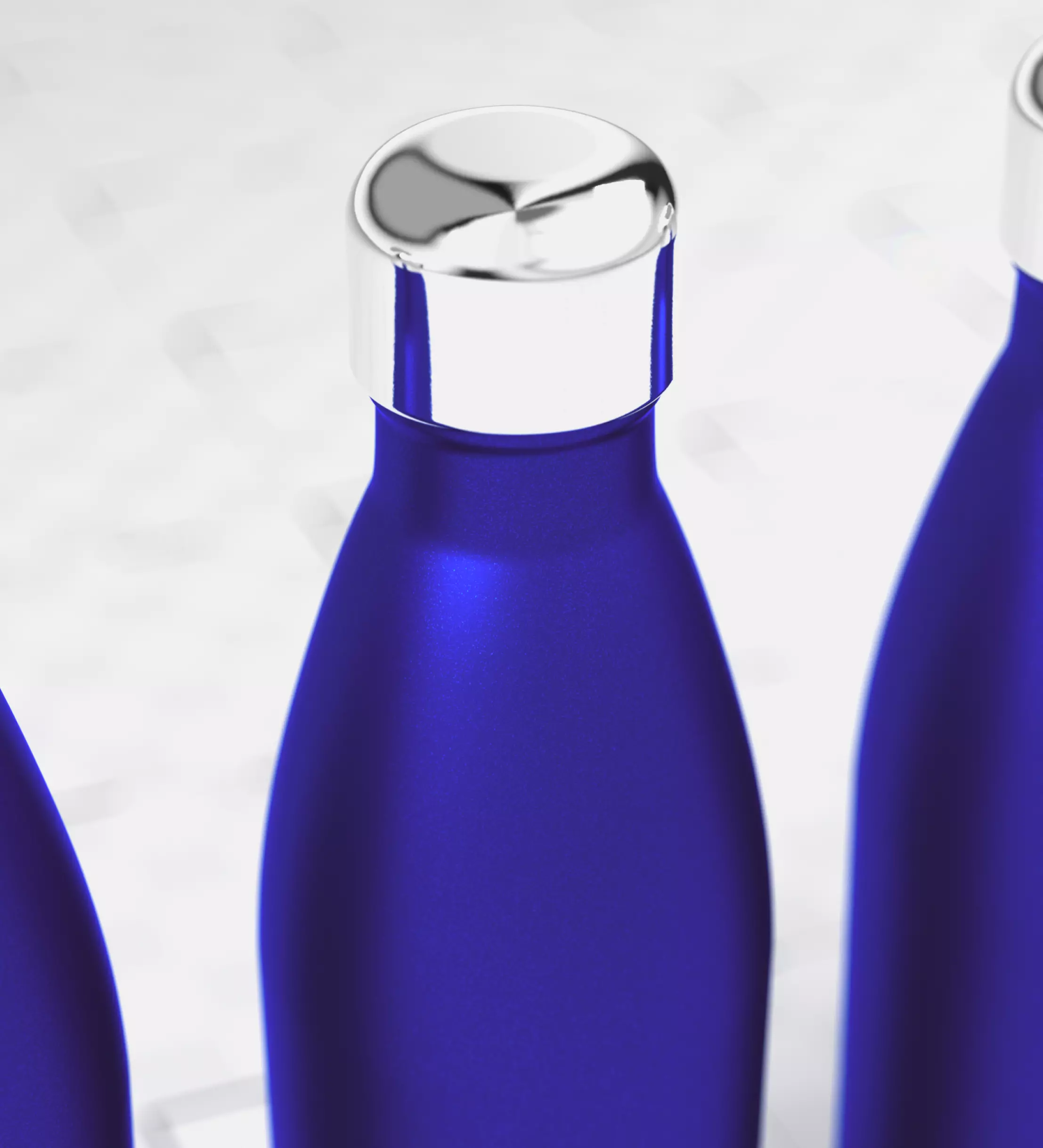 Bottle steel sport 3D model