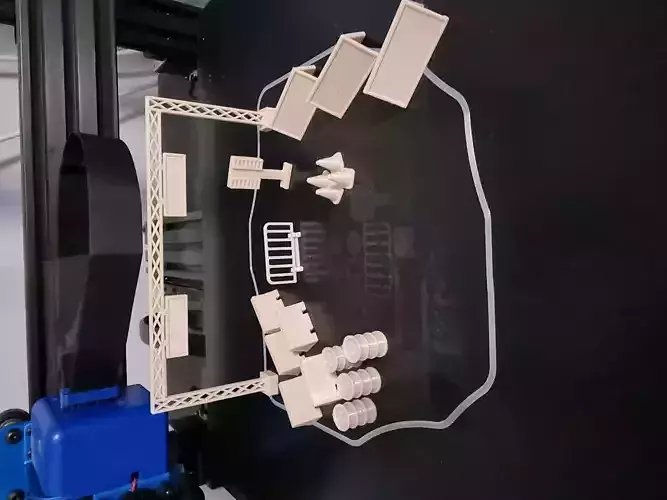 1 64 Diorama accessories 3D print model