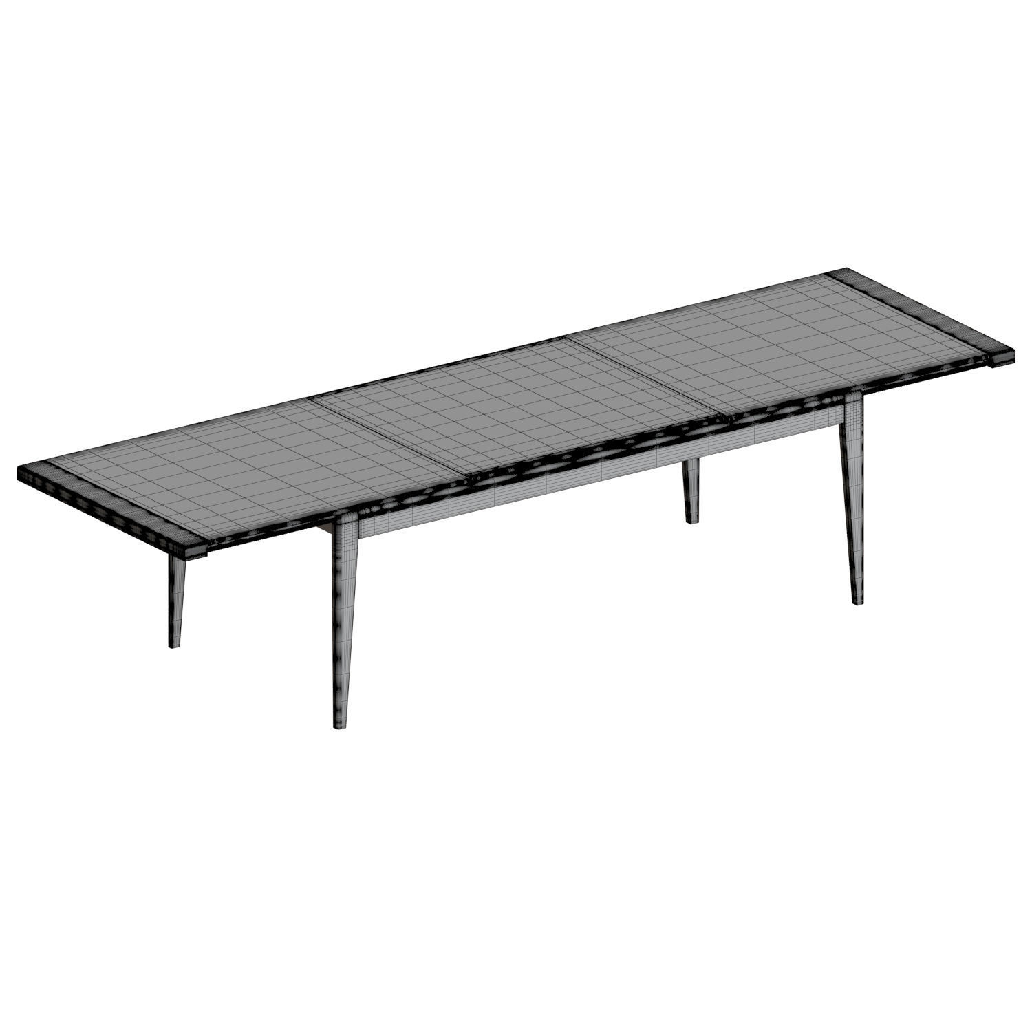 S-Table Dining Table 3D model_4