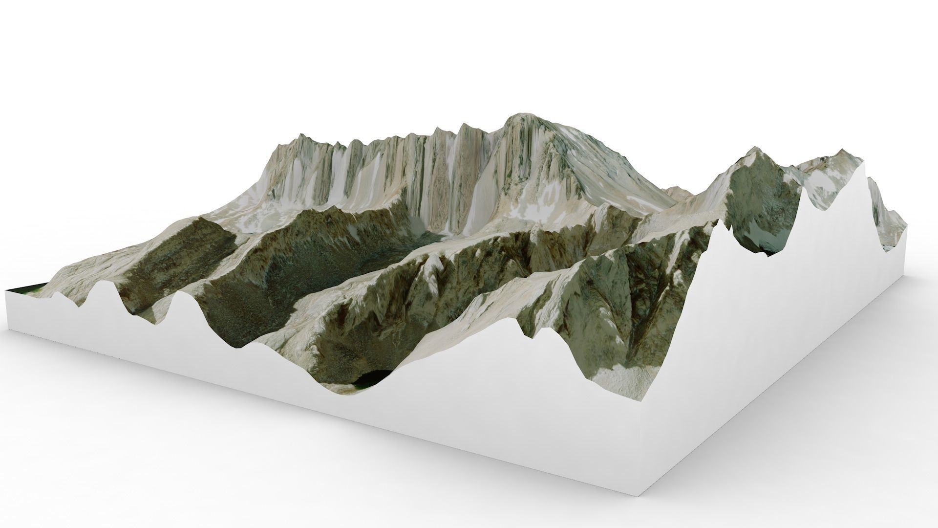 Mount Whitney 3D model_2
