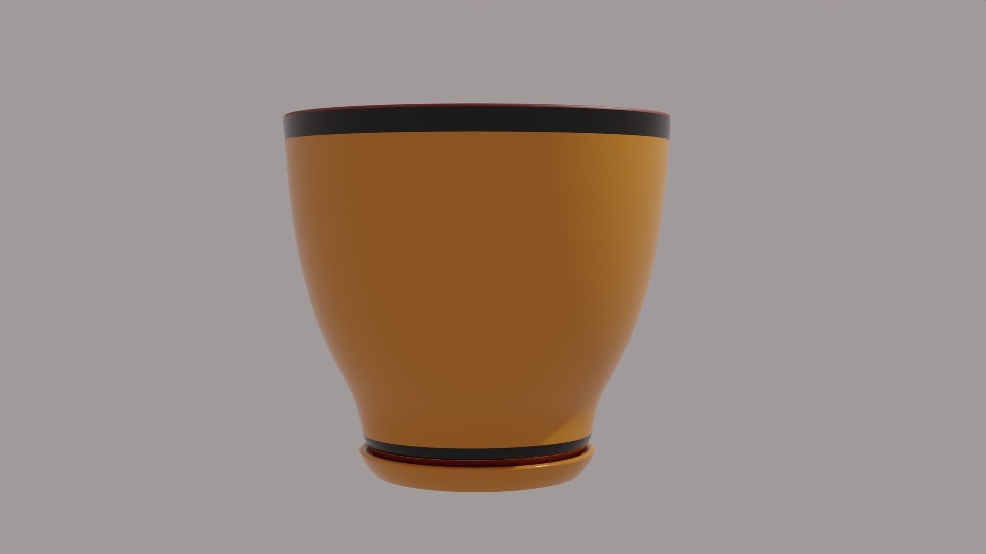 Flower pot 3D model_4