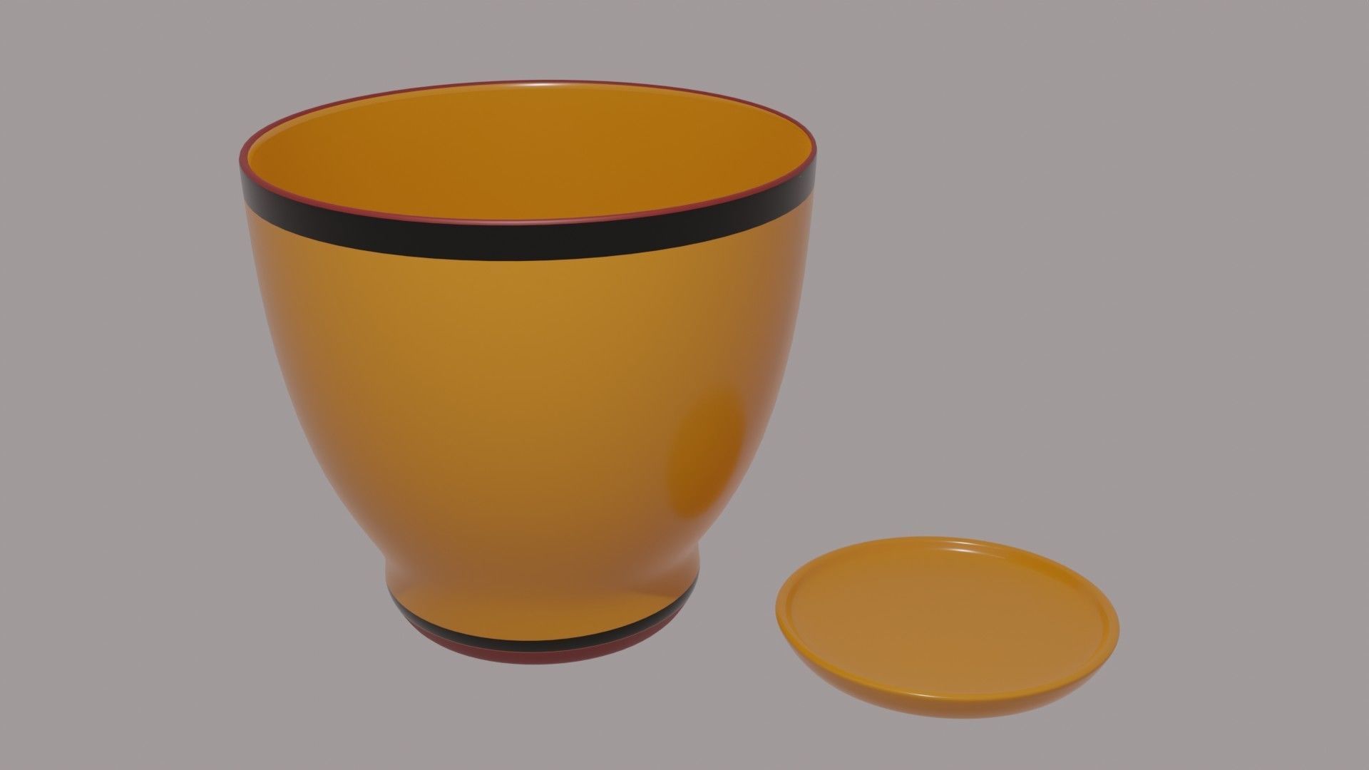 Flower pot 3D model_2