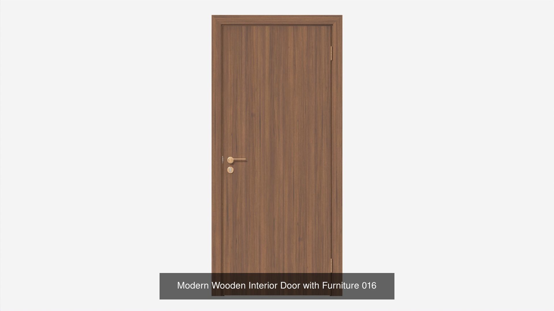 Wooden Interior Doors with Furniture 3D Model Collection_20