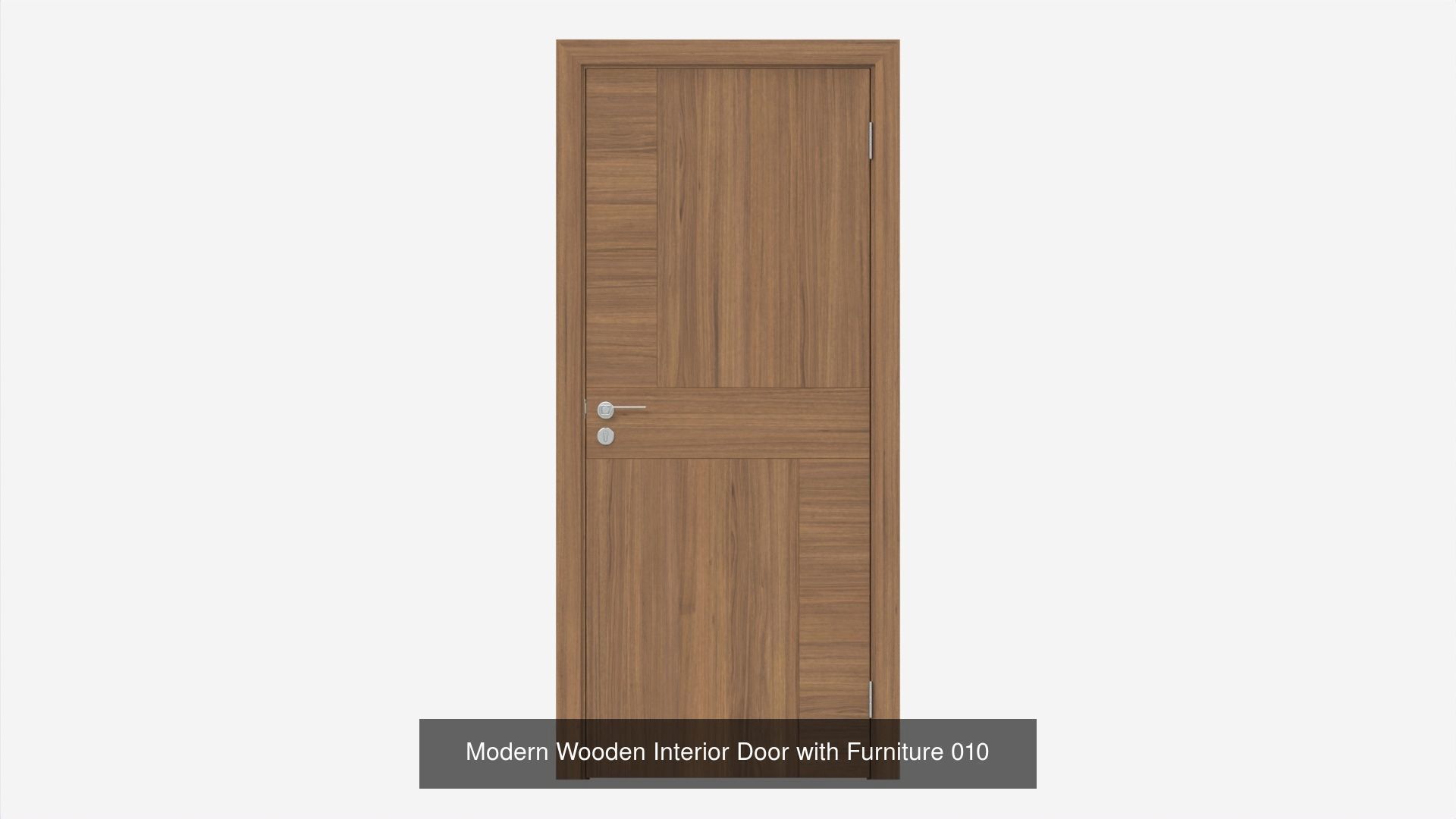 Wooden Interior Doors with Furniture 3D Model Collection_14