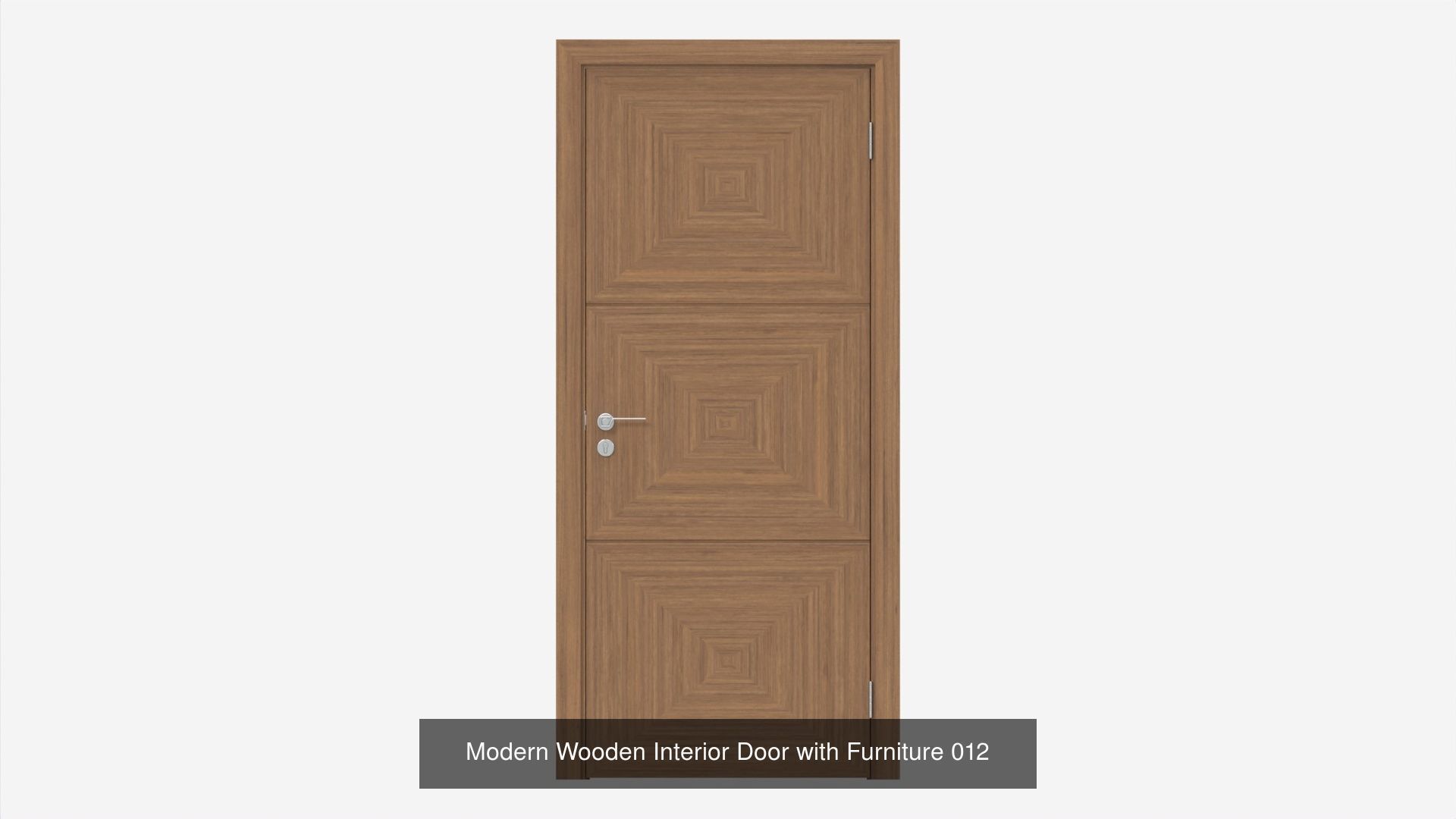 Wooden Interior Doors with Furniture 3D Model Collection_16