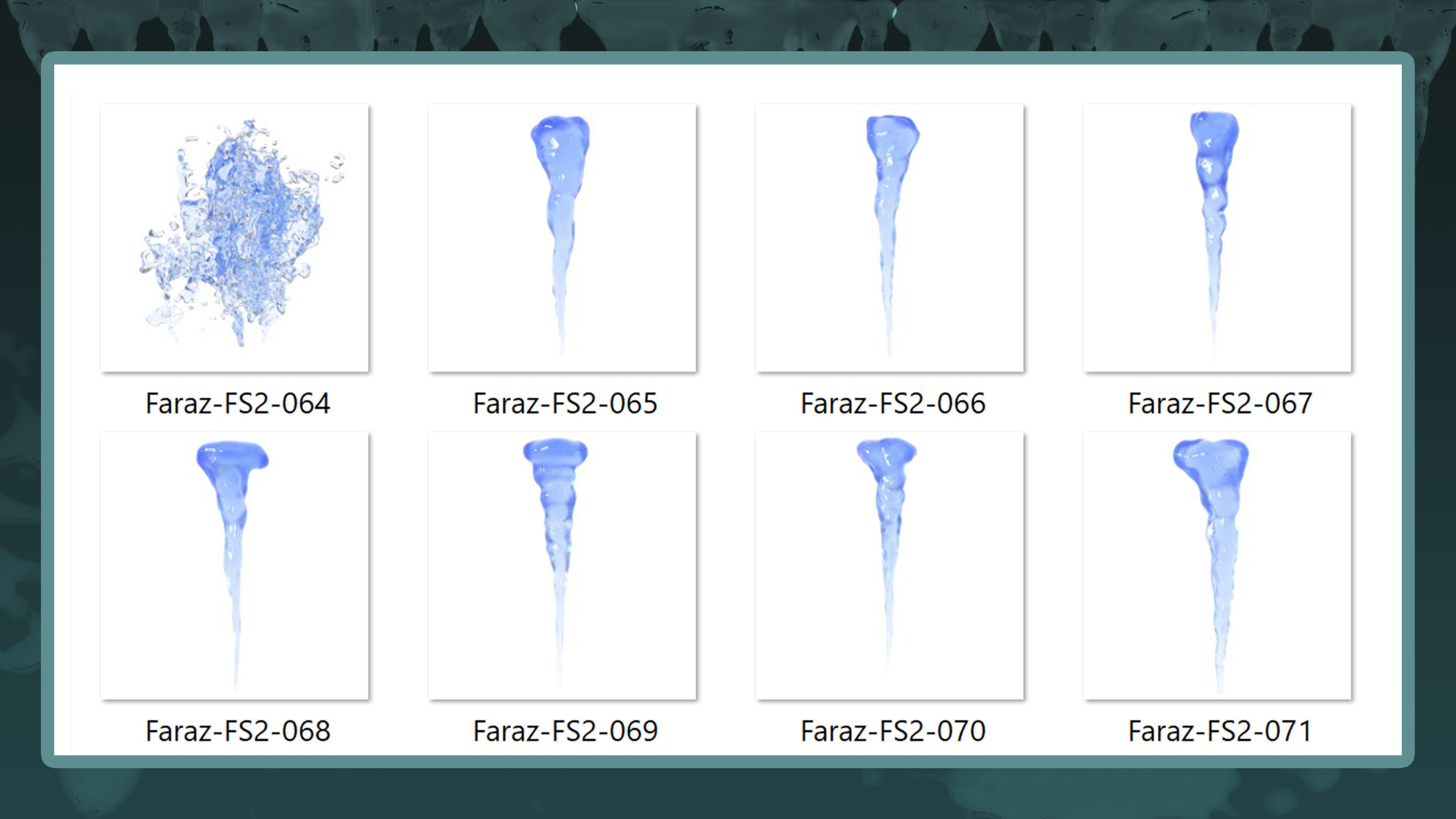 140 Fluid Splash 3D Model  IMM Brush and Alpha Vol 2 3D model_10