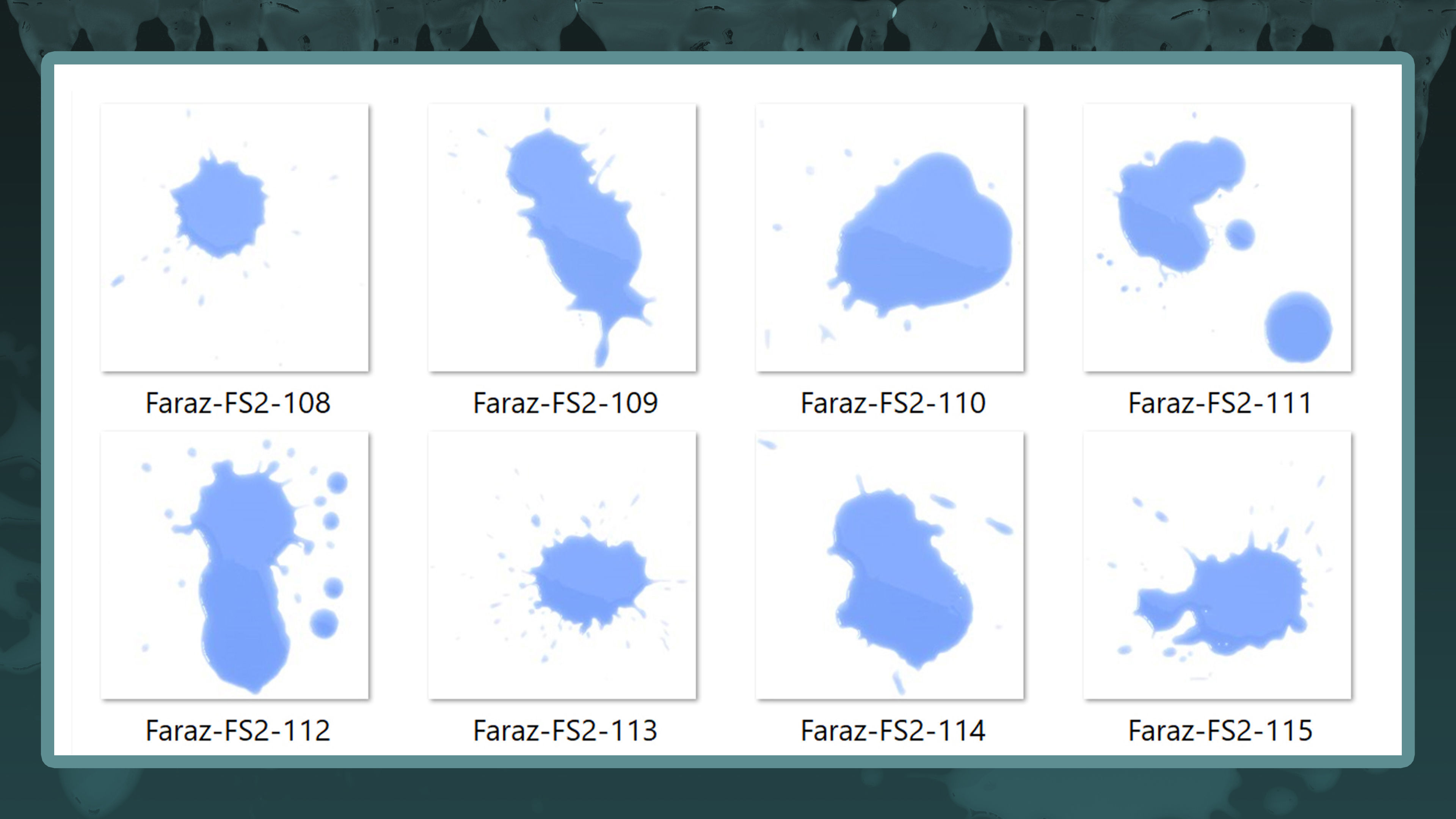 140 Fluid Splash 3D Model  IMM Brush and Alpha Vol 2 3D model_16