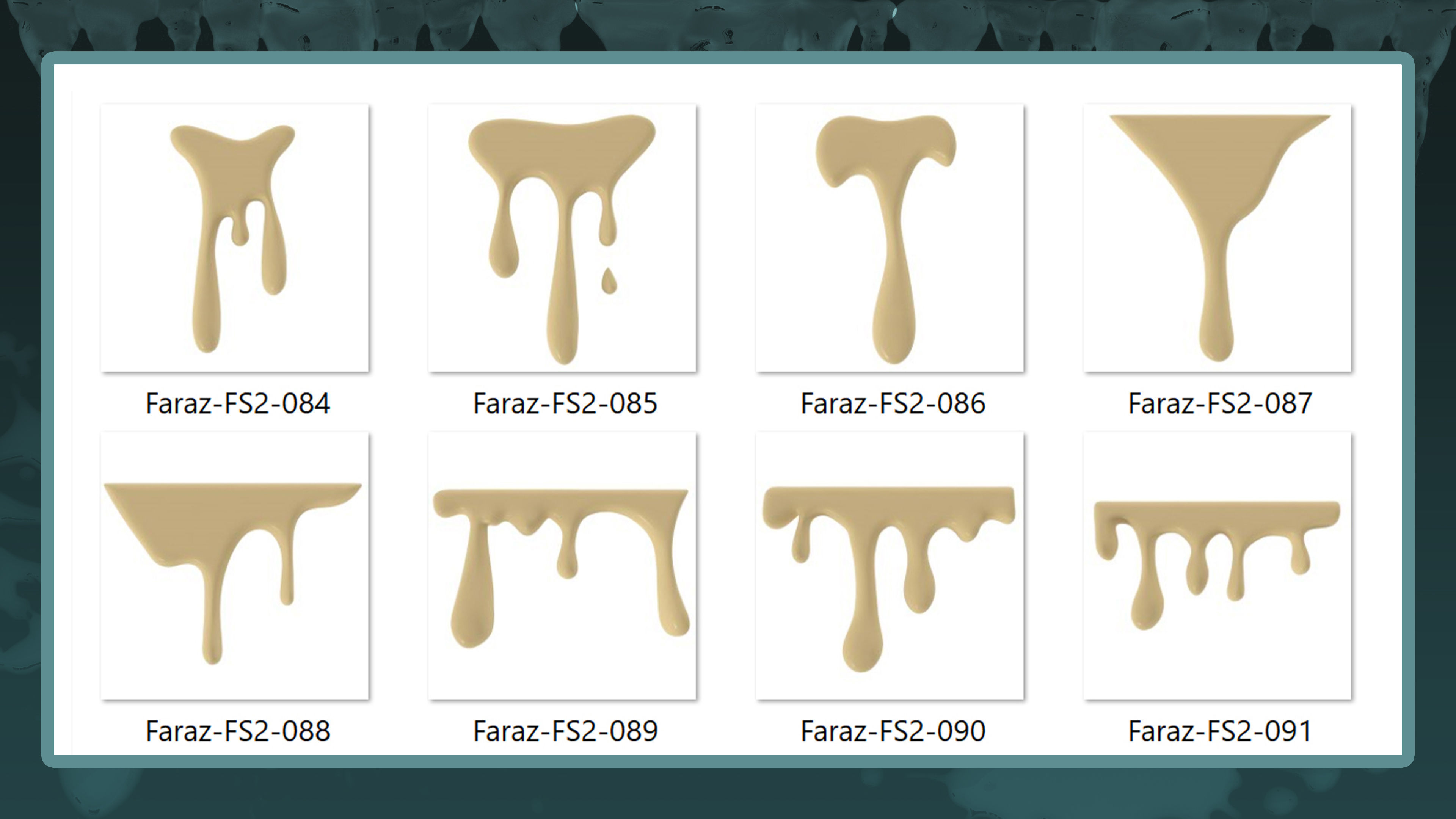 140 Fluid Splash 3D Model  IMM Brush and Alpha Vol 2 3D model_13