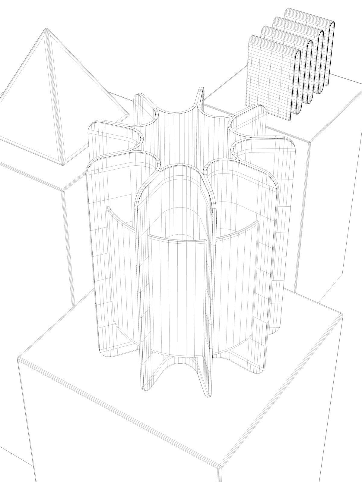 Decorative Objects Set 41 3D model_4