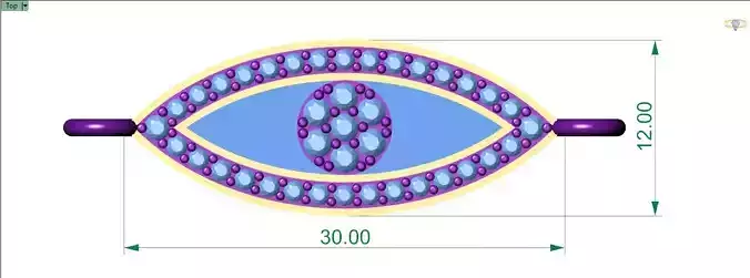 Eye Pendant Fine Jewelery