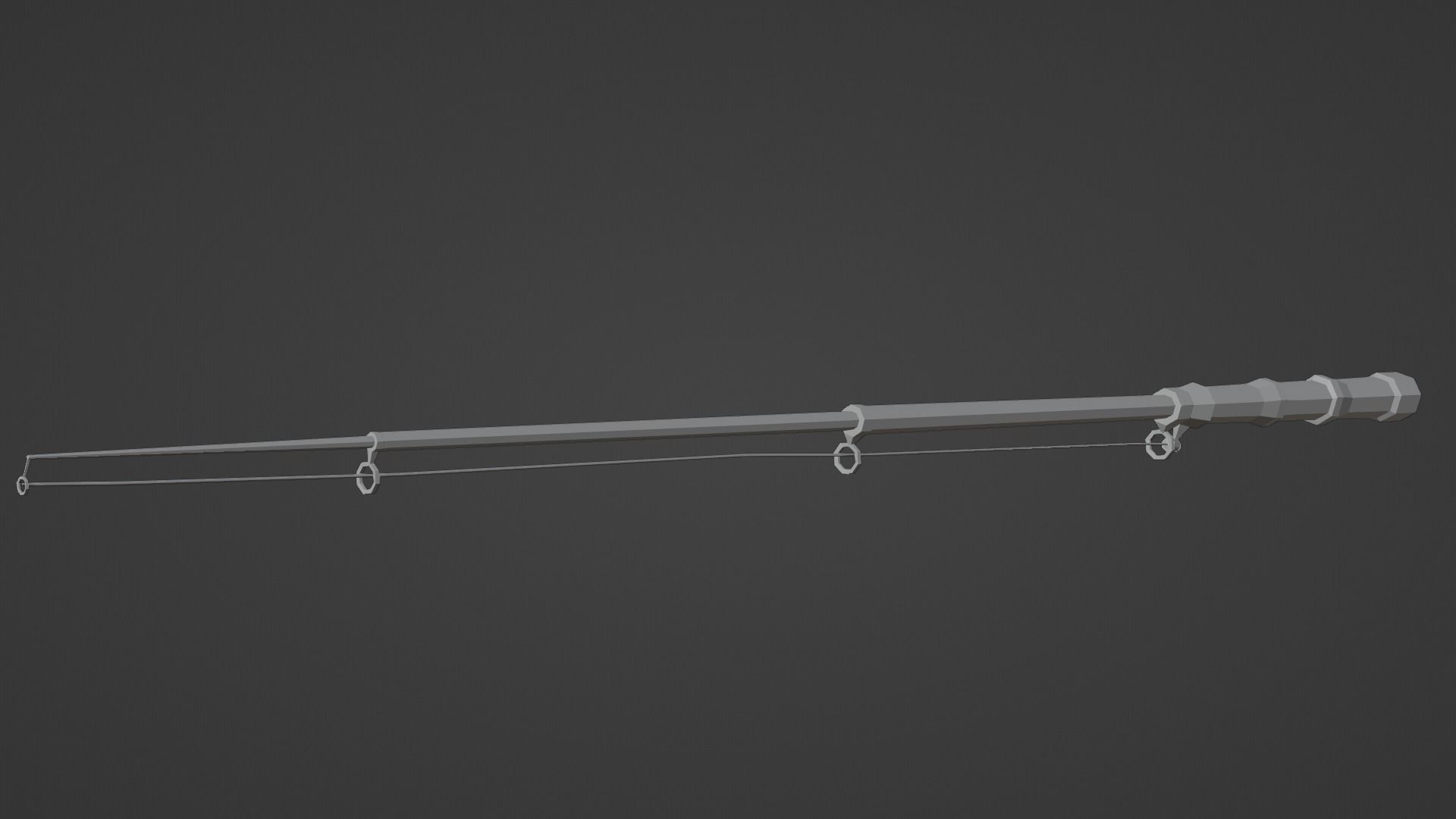 Fishing Rod  3D model_1