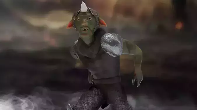 The Warrior Monster 3D model