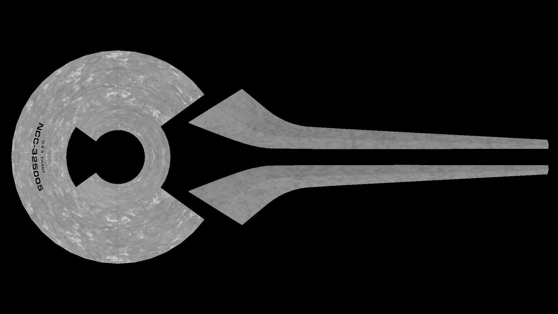 Star Trek Friendship-Class Starship Low-poly 3D model_5