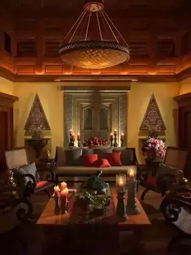 Interior Antique Living Room