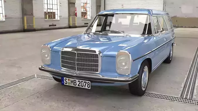 1968-1975 model Mercedes Benz W115 Binz Kombi 3D model