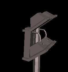 generator with light Low-poly 3D model_4