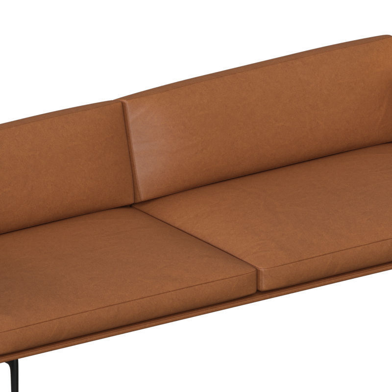 Outline Sofa 3 Seater 3D model_3