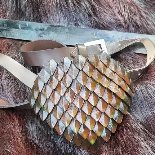 Flexible Scalemail Pauldron 3D print model
