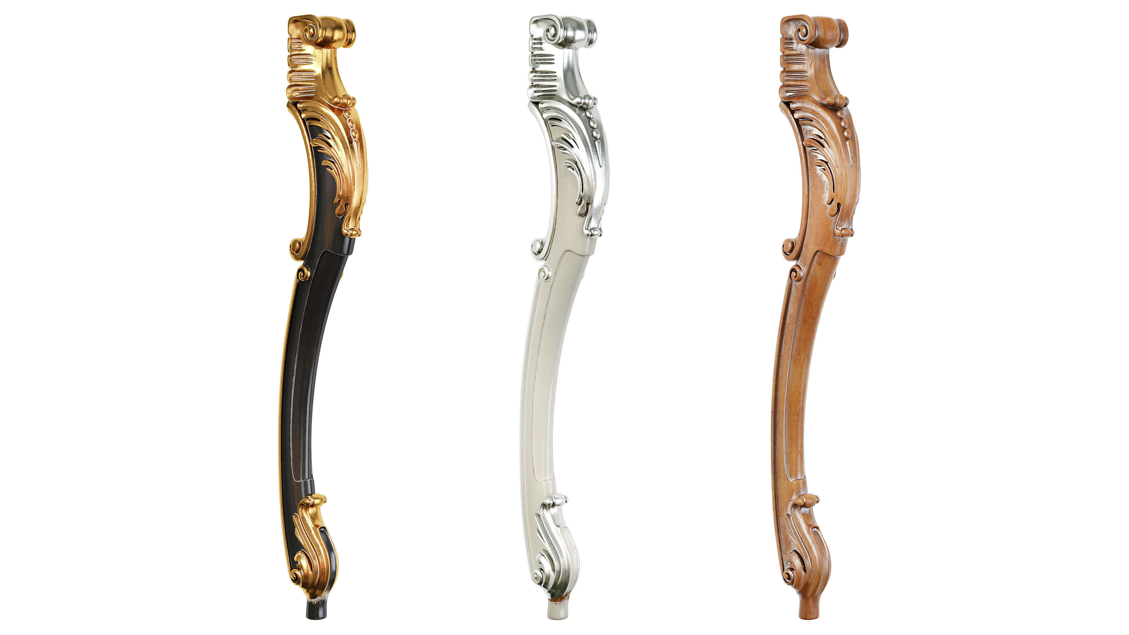 Classic leg 051 3D model_5