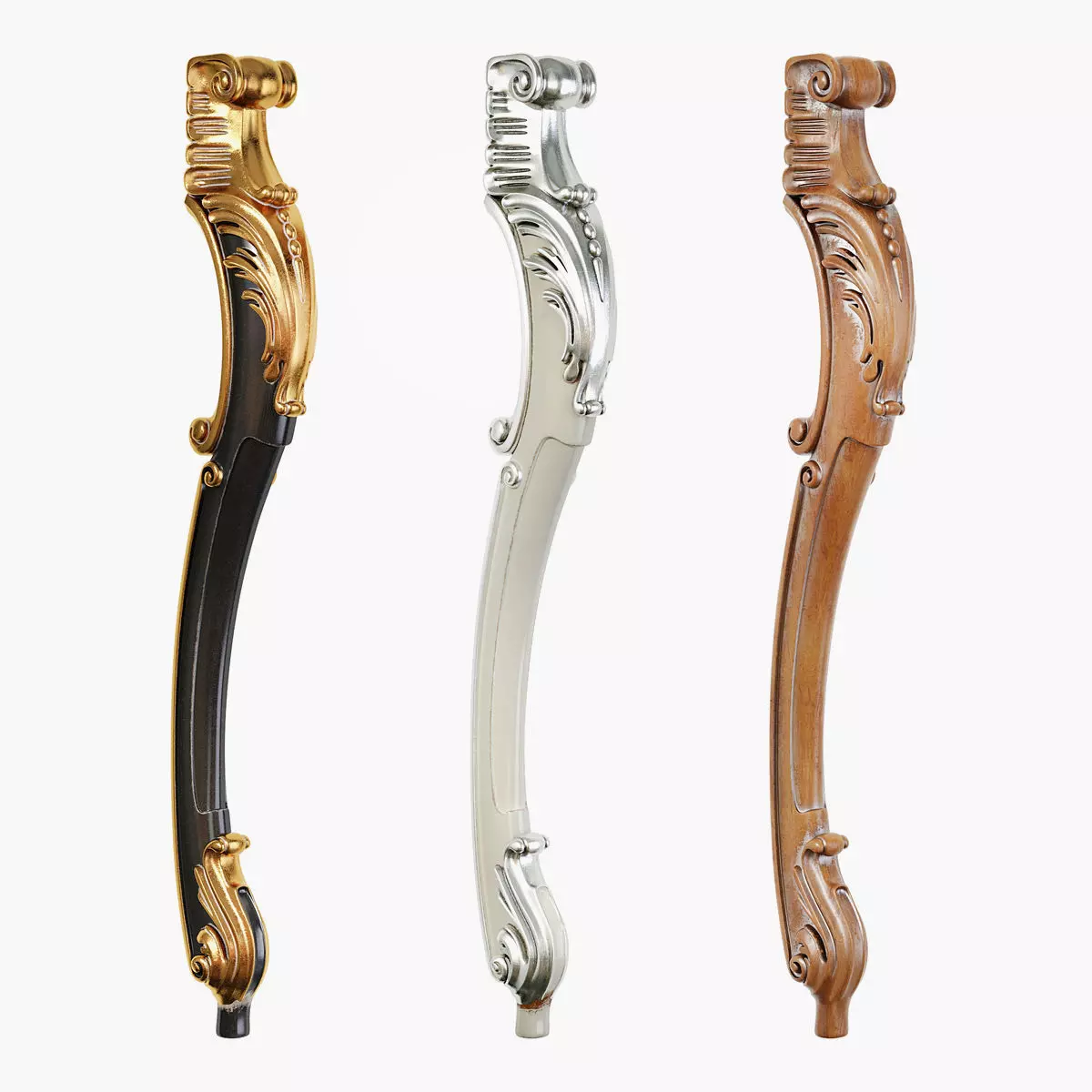 Classic leg 051 3D model_0