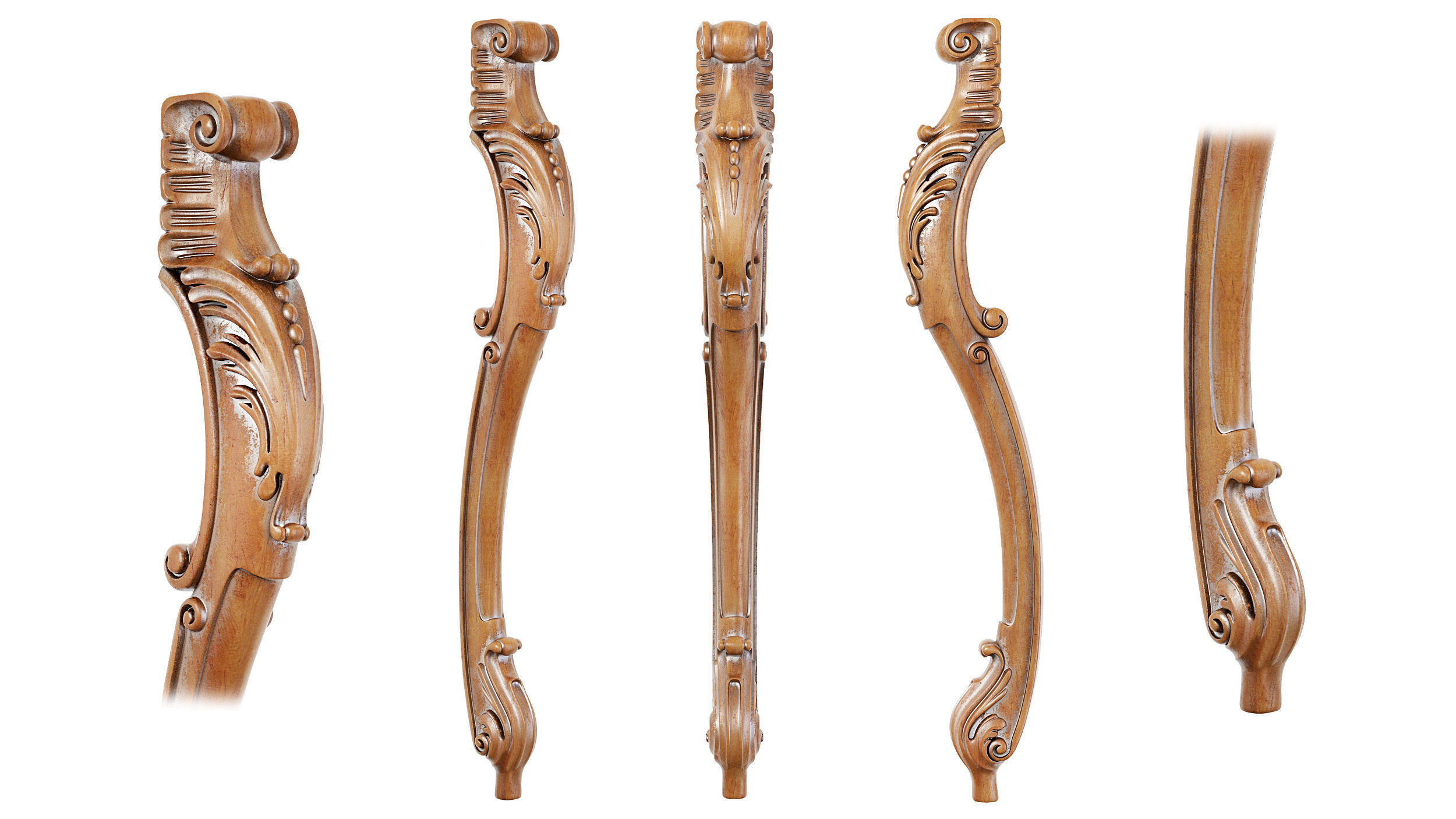 Classic leg 051 3D model_2