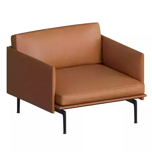 Outline Chair 3D model