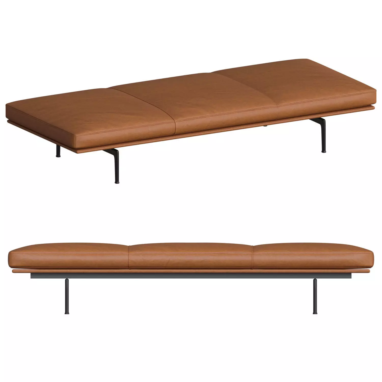 Outline Daybed 3D model