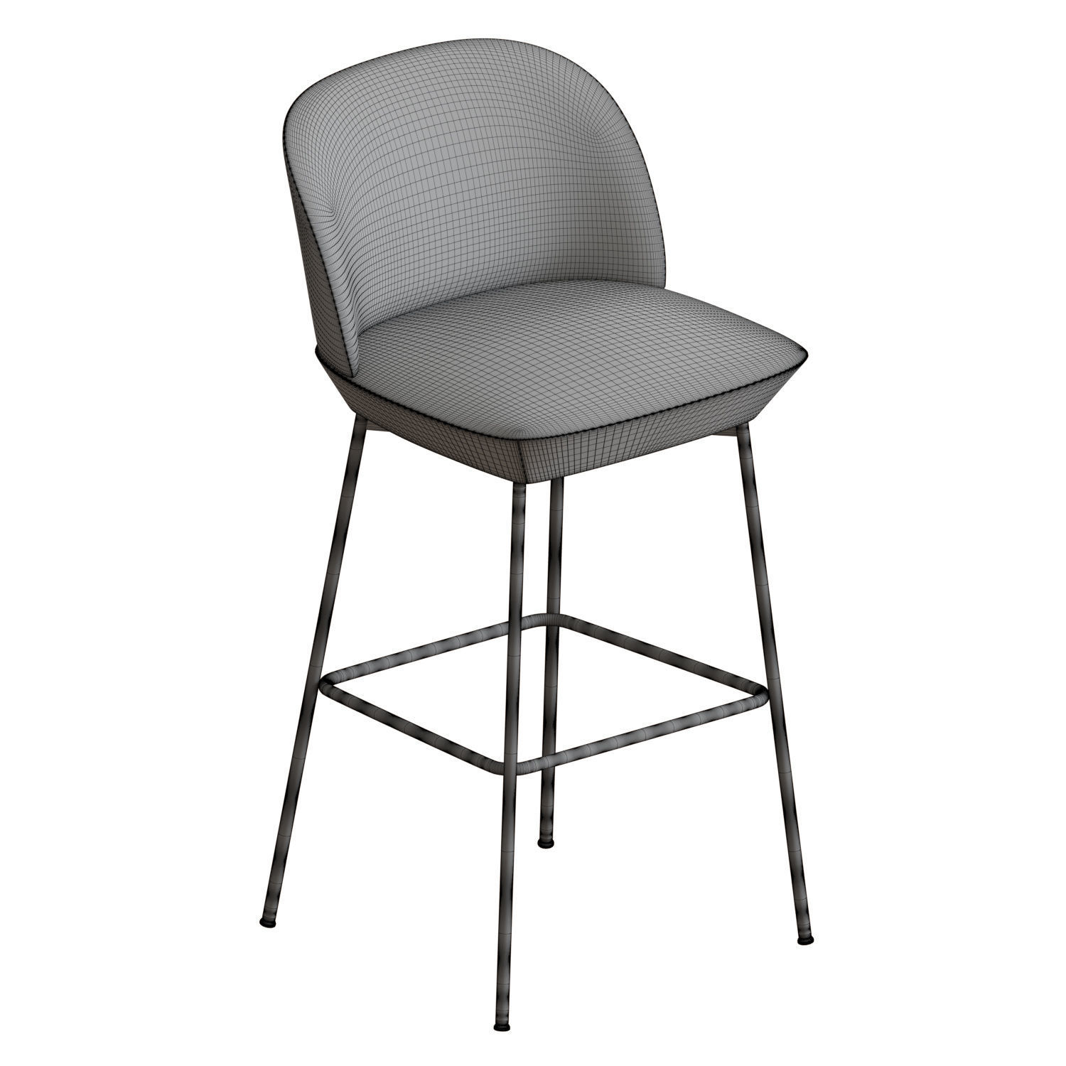 Oslo Bar Stool 3D model_4