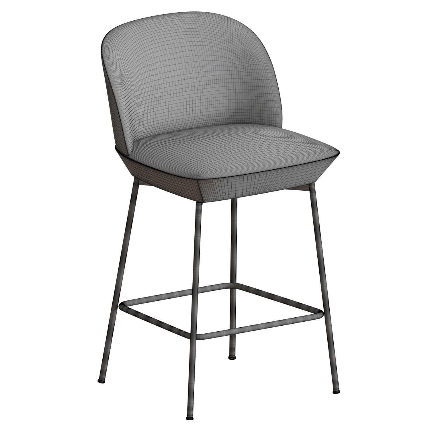 Oslo Counter Stool 3D model_4