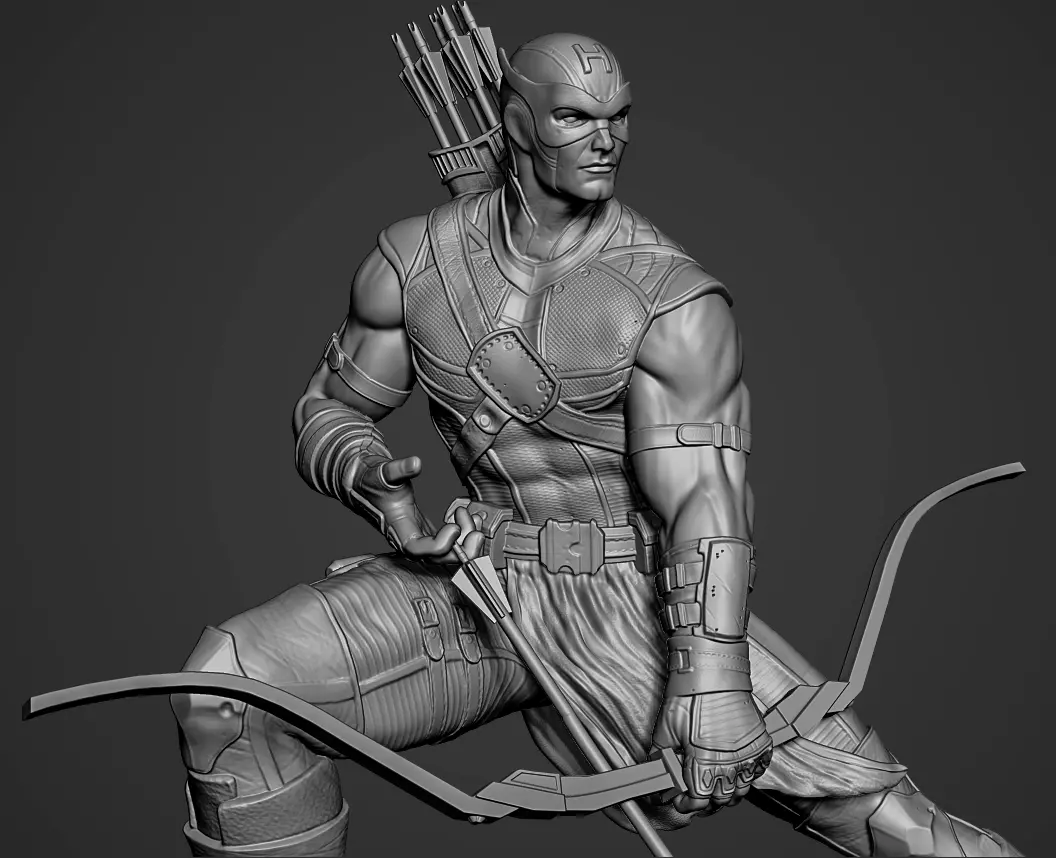 HAWKEYE AVENGERS 3D print model_0
