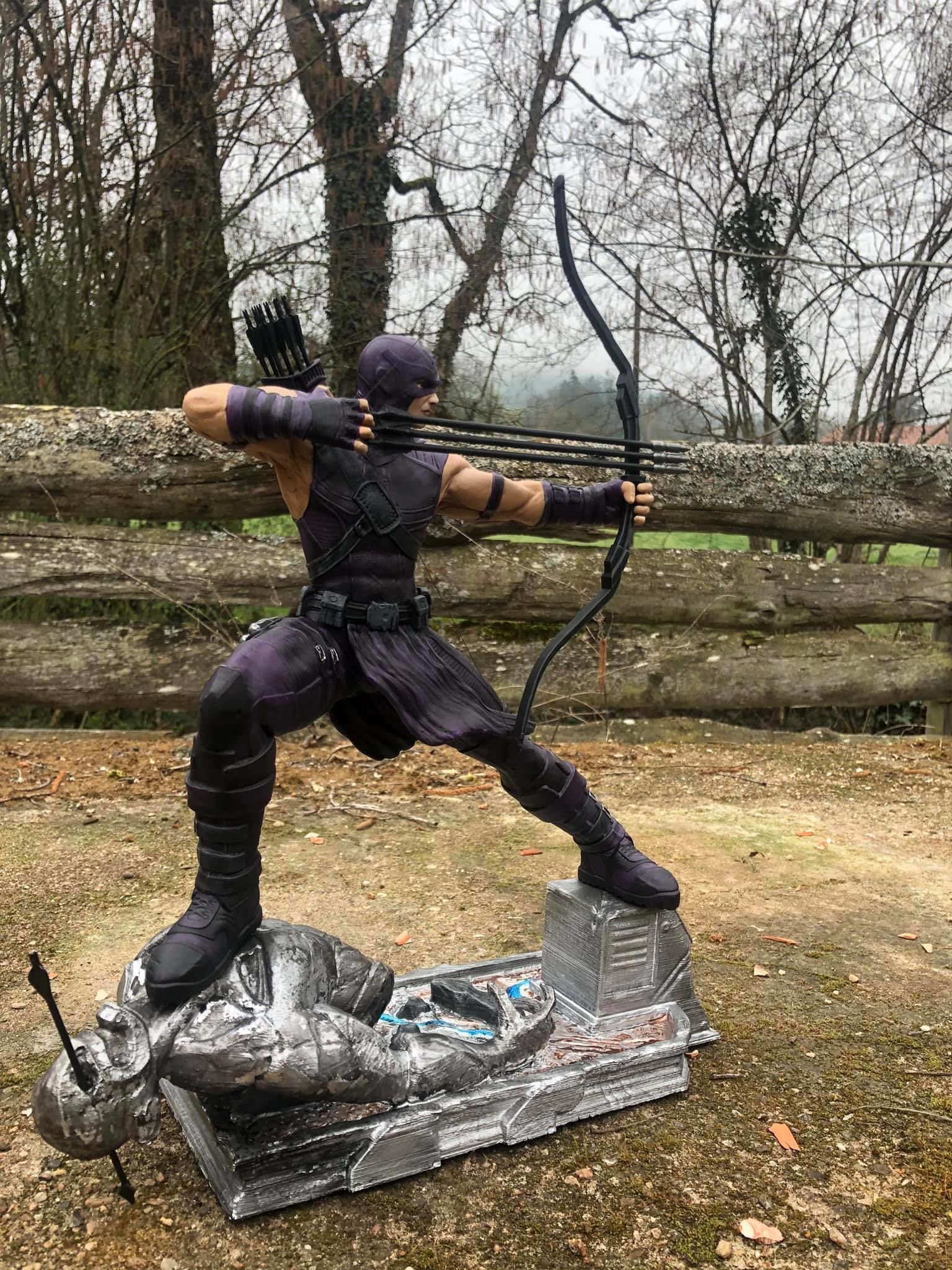 HAWKEYE AVENGERS 3D print model_14
