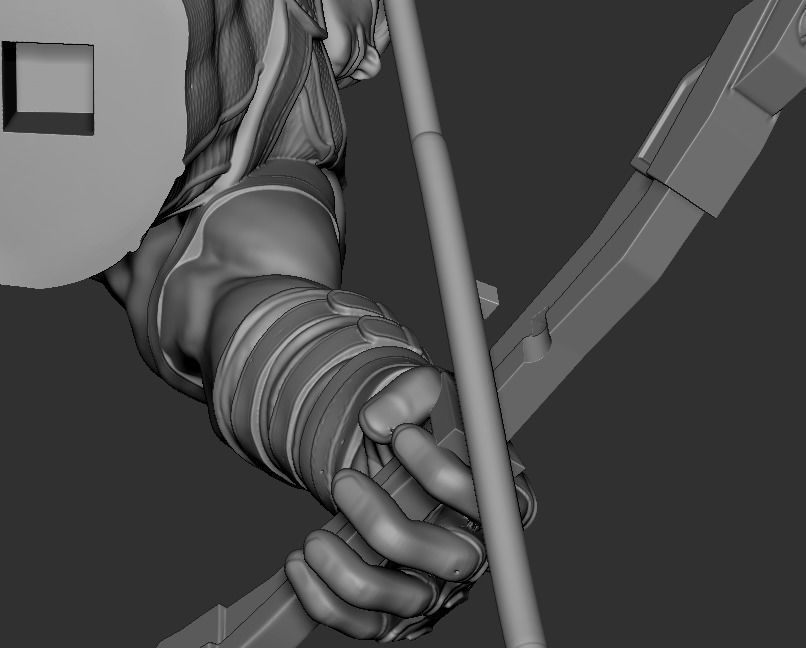 HAWKEYE AVENGERS 3D print model_6