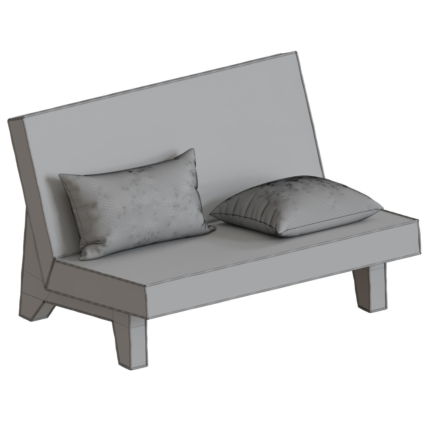 Bam 2 Seater Sofa 3D model_4